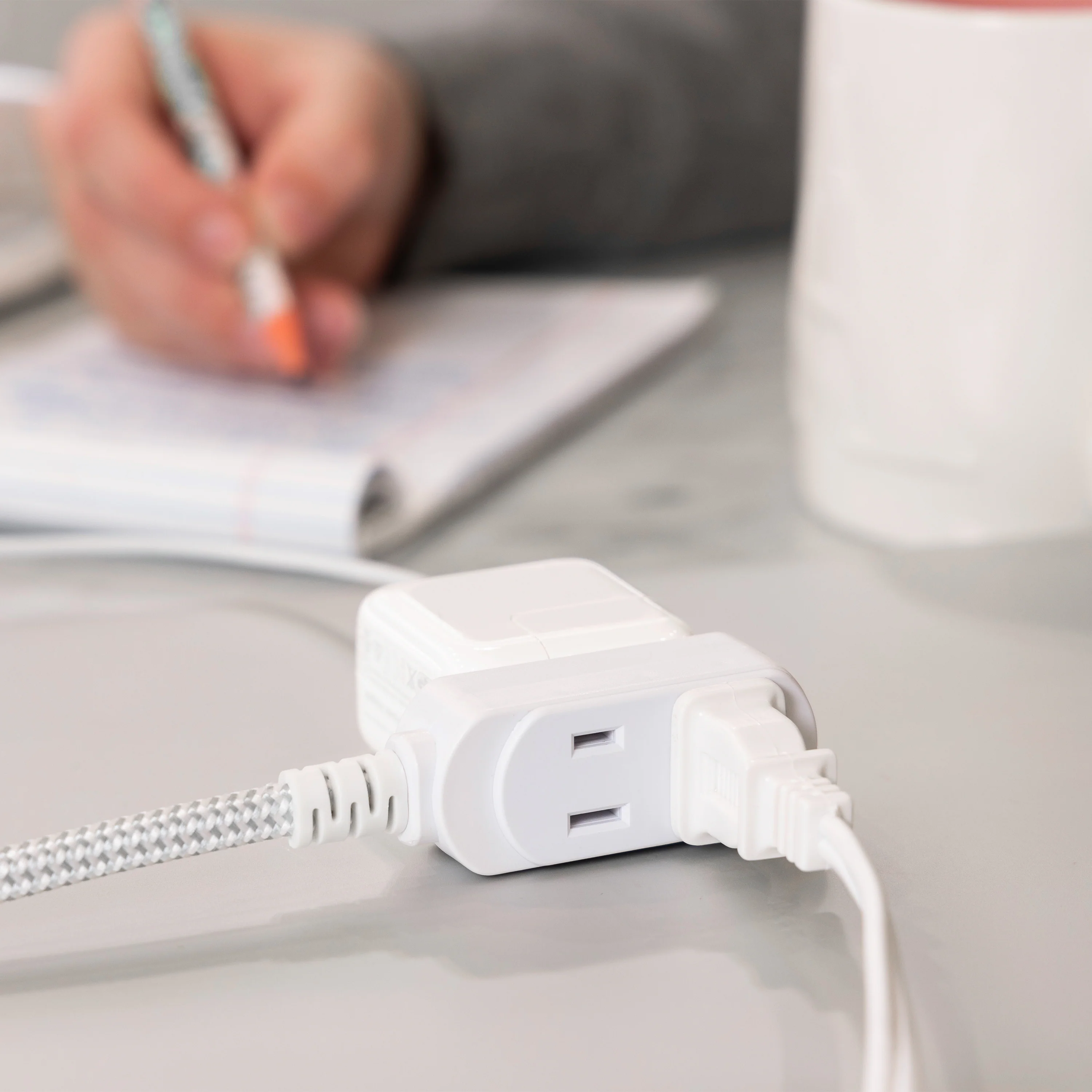 Cordinate 8ft. 3-Outlet Indoor Extension Cord - Image 6
