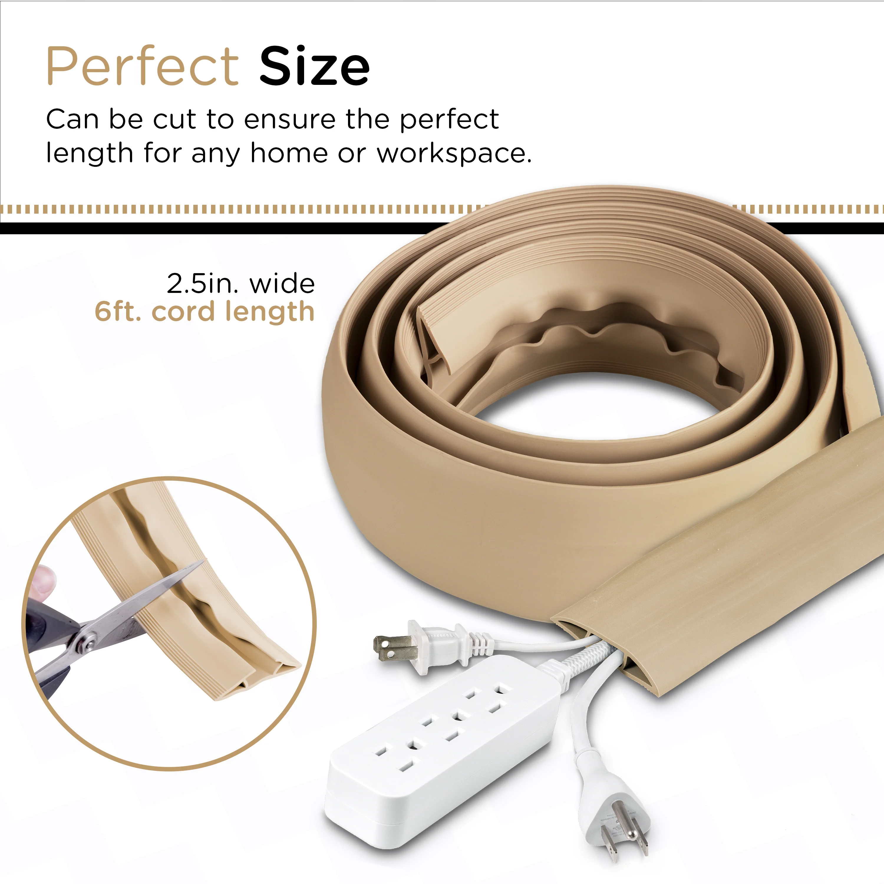 Cordinate Cable Management Floor Cover, 6ft. - Image 2