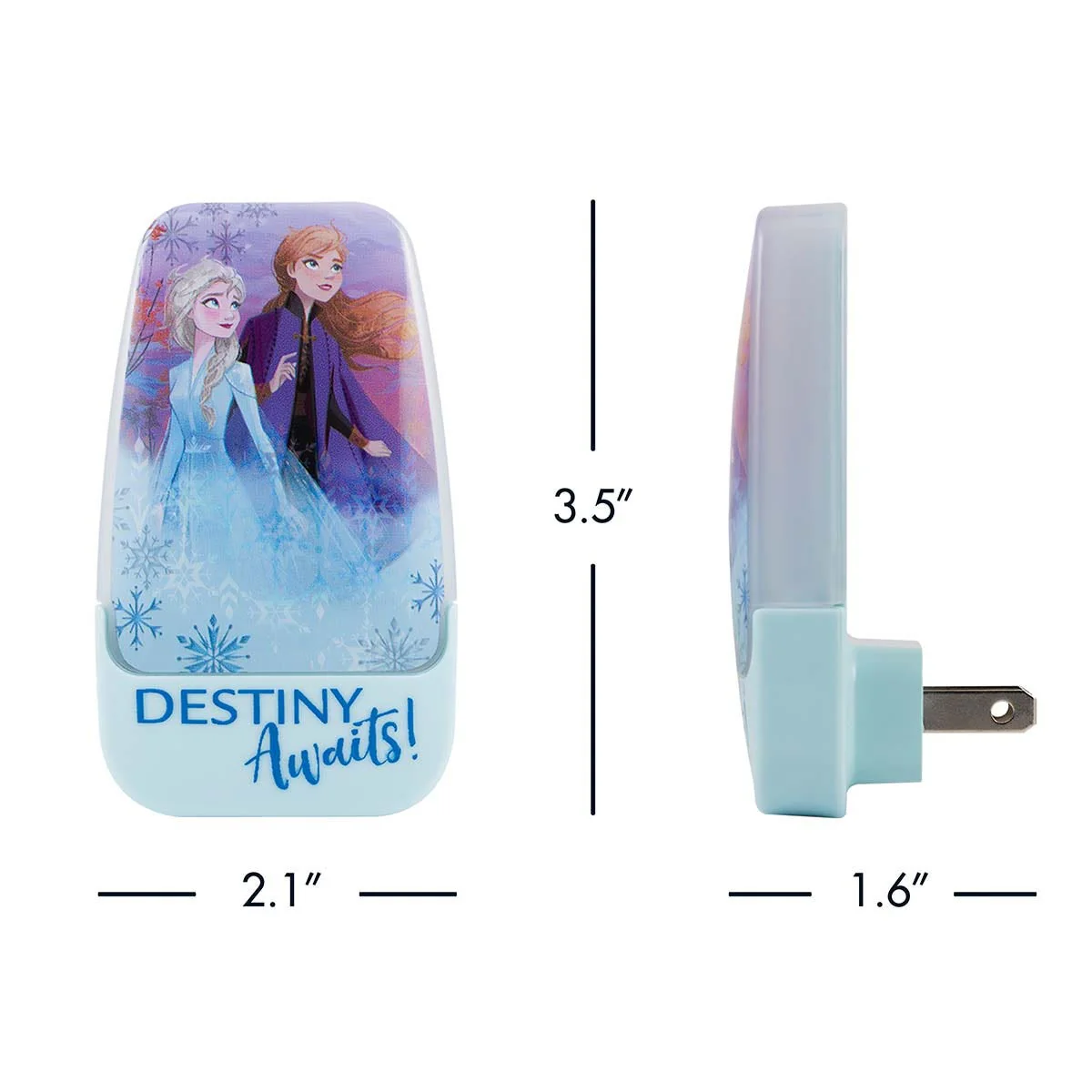 Disney Frozen II Light Sensing LED Night Light, Blue - Image 5