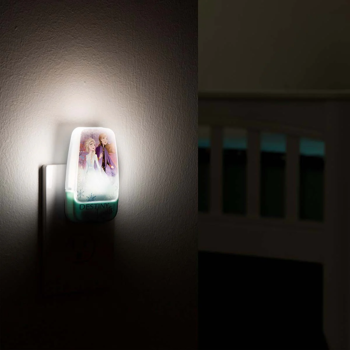 Disney Frozen II Light Sensing LED Night Light, Blue - Image 6