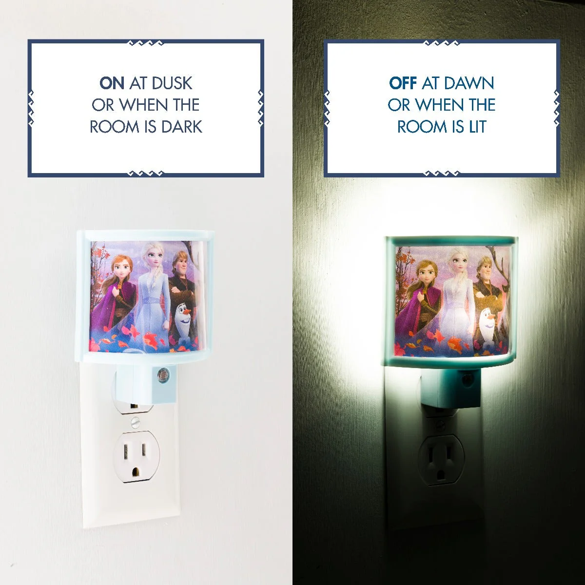 Disney Frozen II Wrap Shade LED Night Light, Blue - Image 6