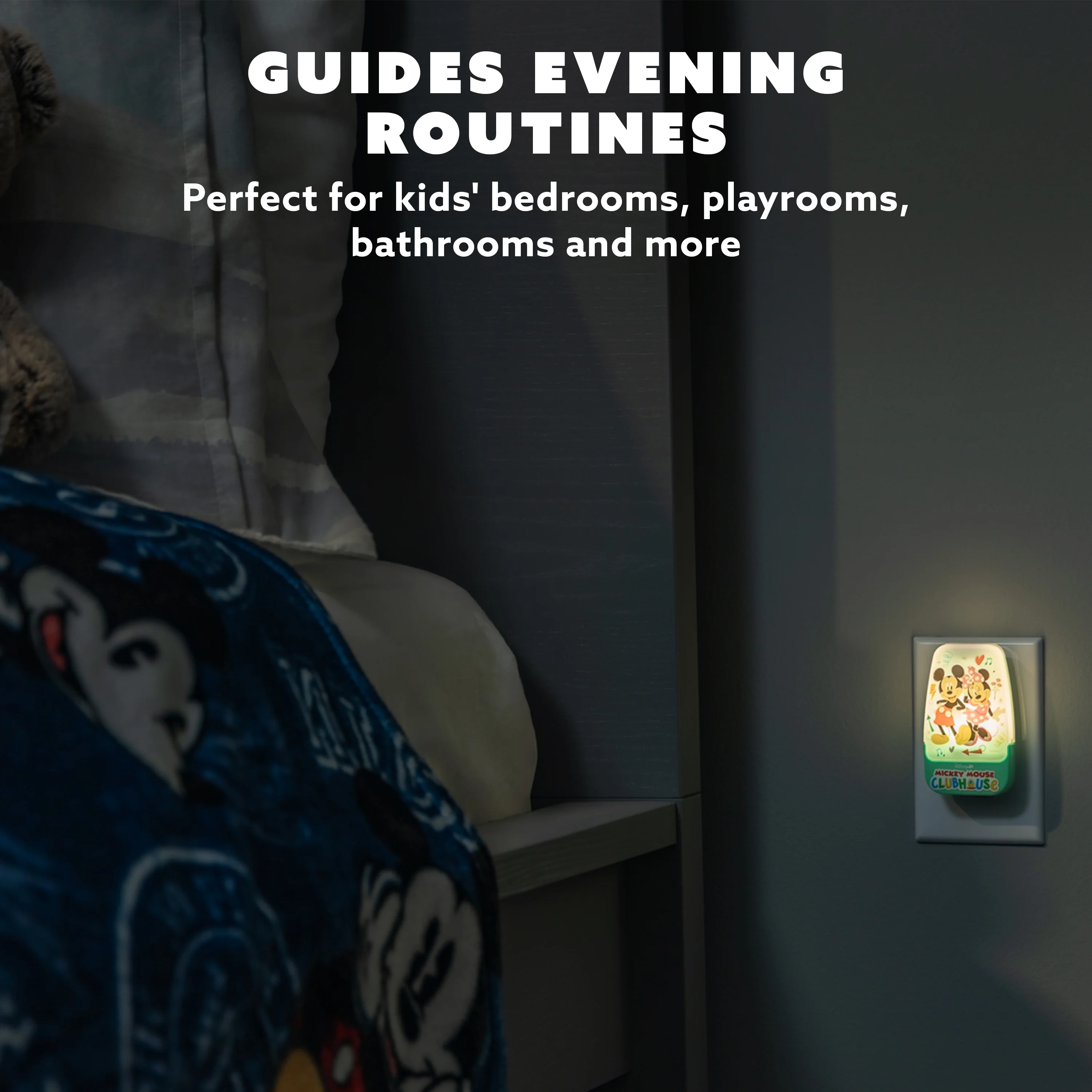 Disney Mickey Mouse Clubhouse Contempo Light-Sensing LED Night Light - Image 6