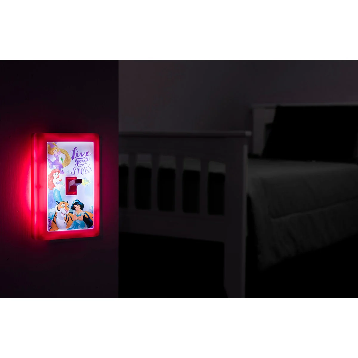 Disney Princess LED Light Switch, Pink - Image 9