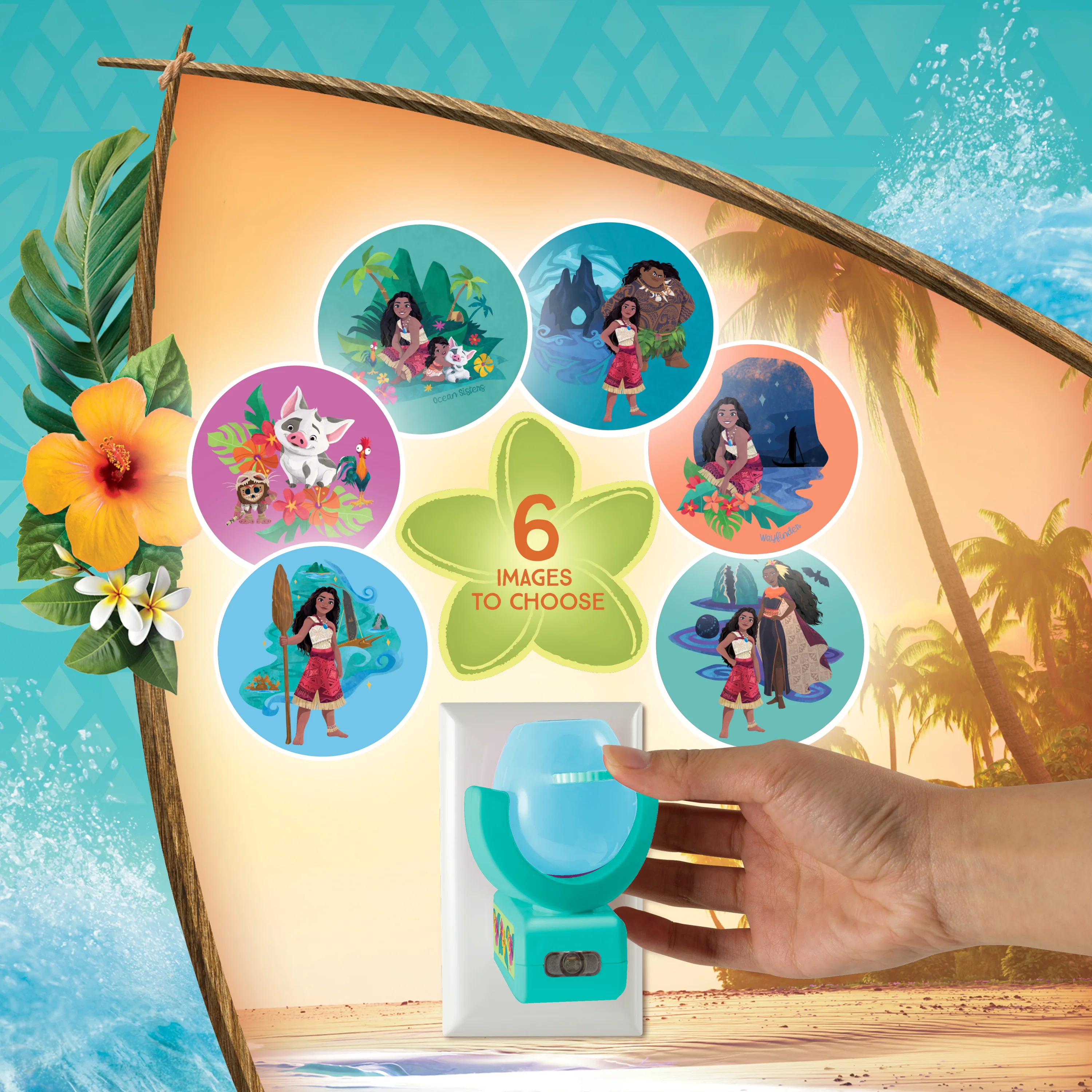 Disney’s Moana 2 Projectables LED Night Light - Image 3