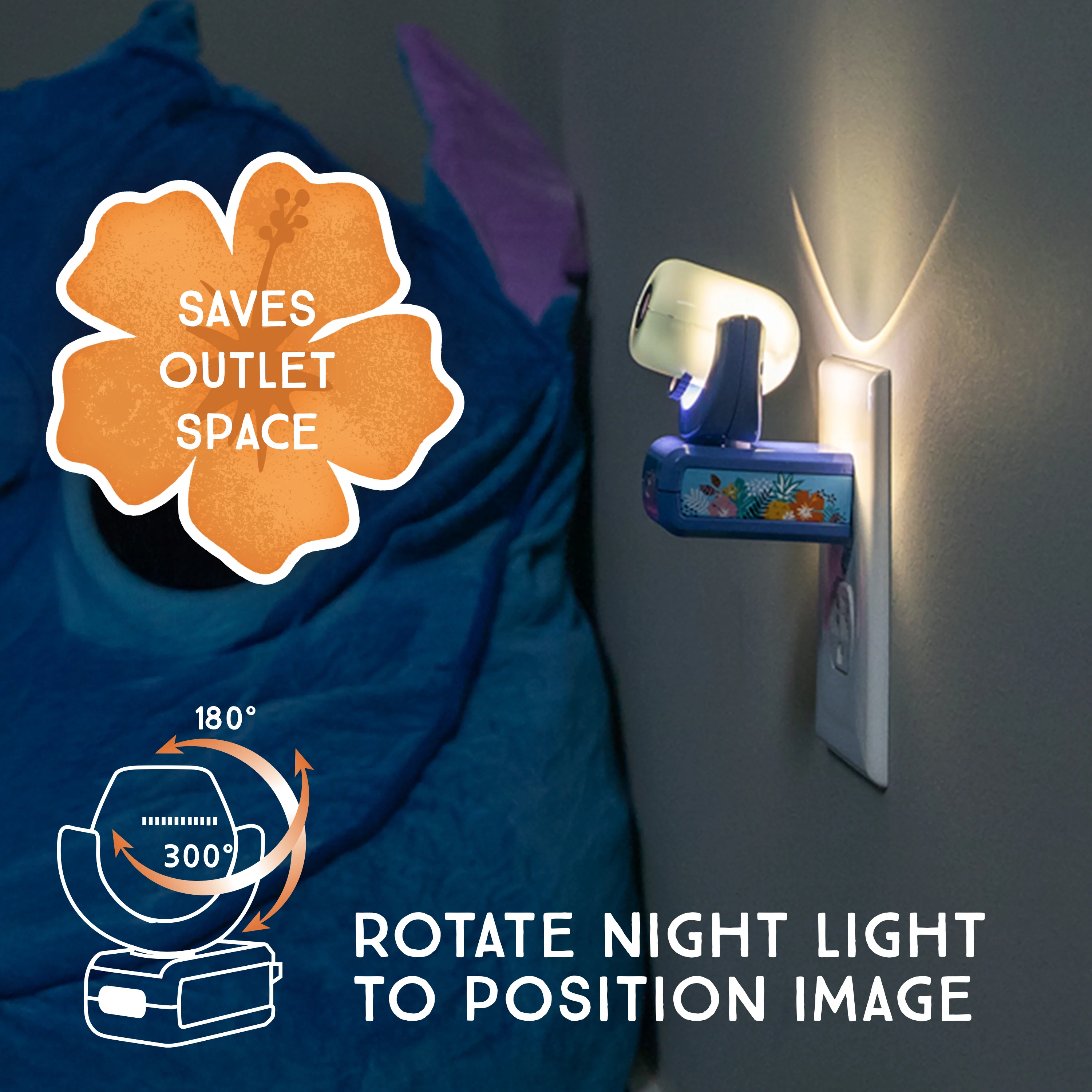 Disney Stitch Projectables LED Night Light - Image 5