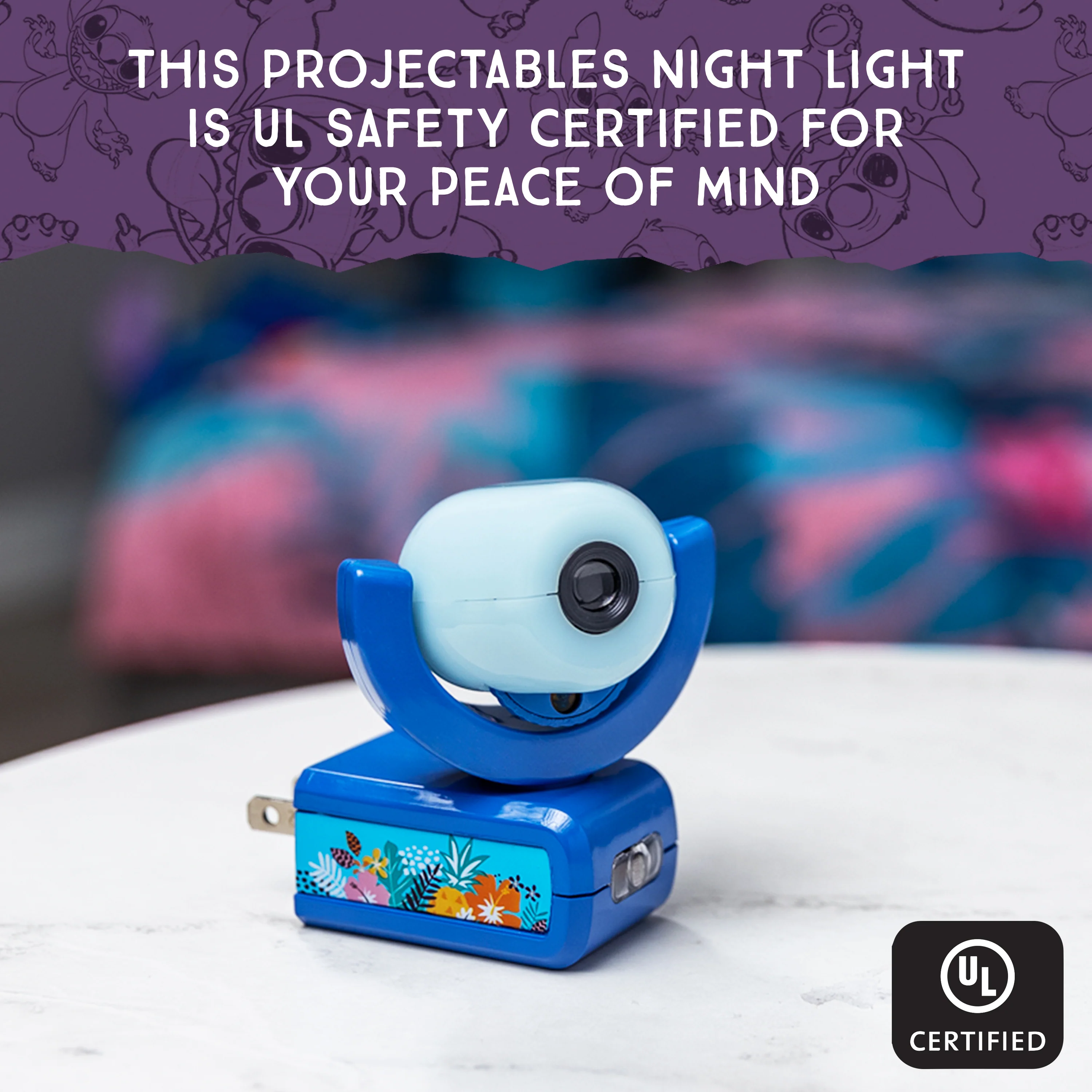 Disney Stitch Projectables LED Night Light - Image 7