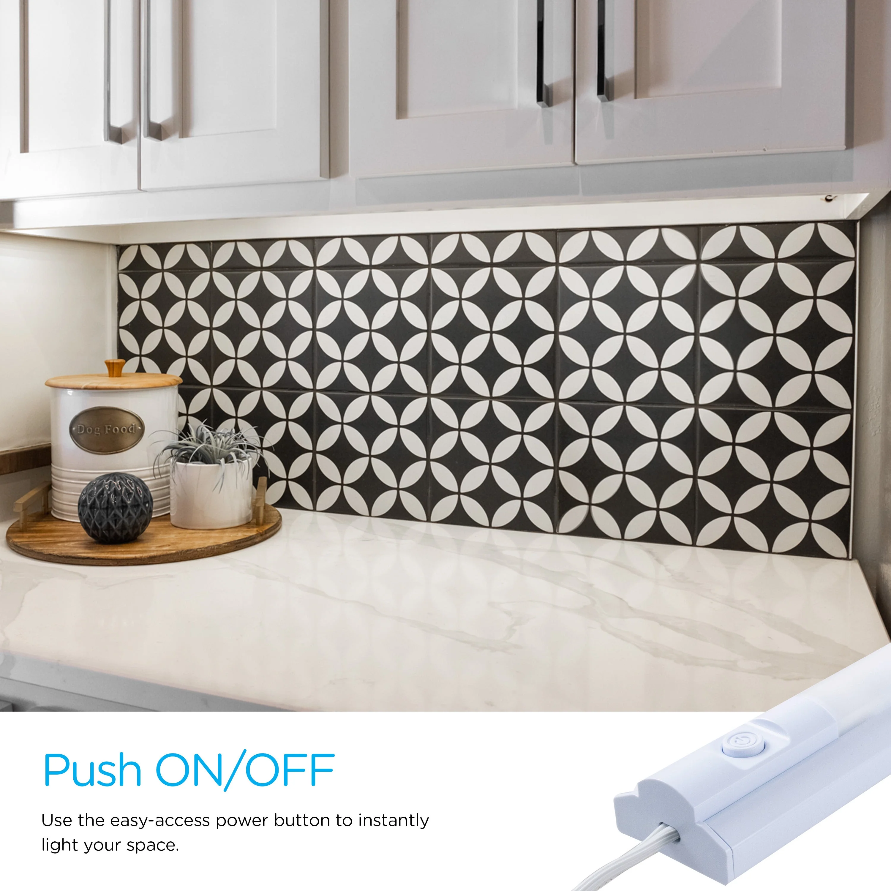 Enbrighten 10in. Plug-In LED Under Cabinet Fixture, White - Image 8
