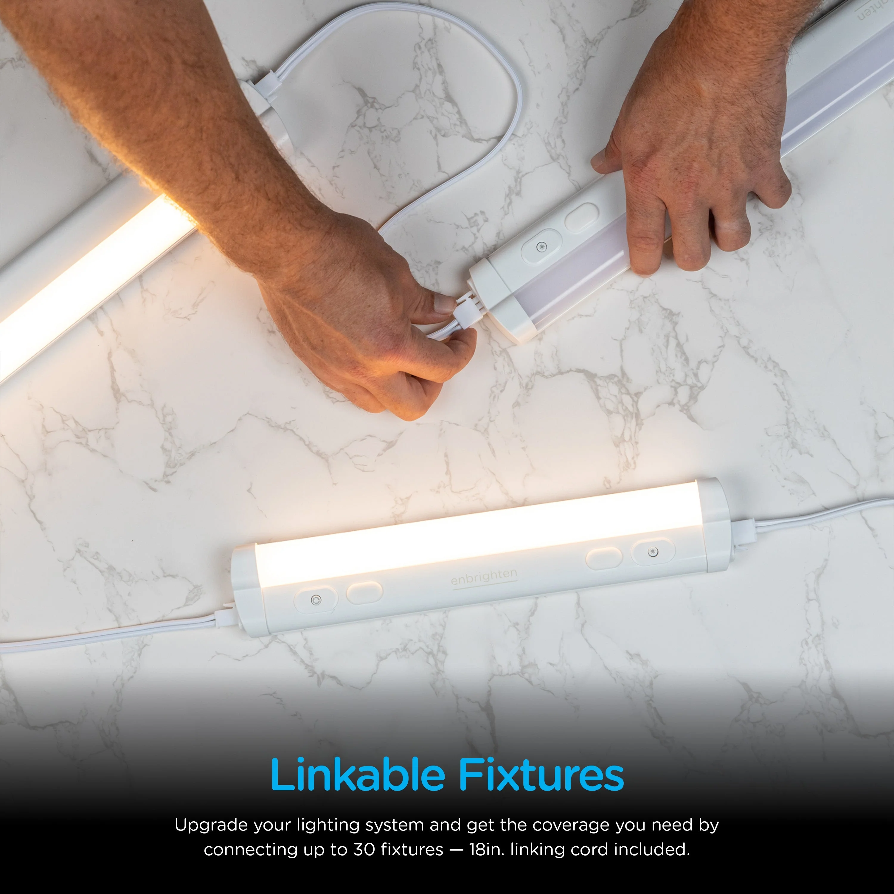 Enbrighten 12in. Plug-In Dimmable LED Light Bar, White - Image 7