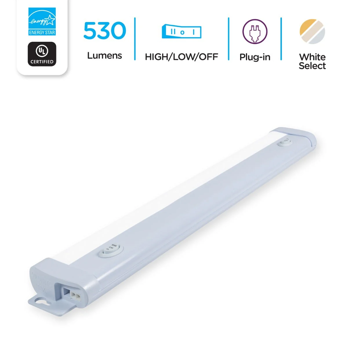 Enbrighten 16in. LED Light Fixture with White Select - Image 3