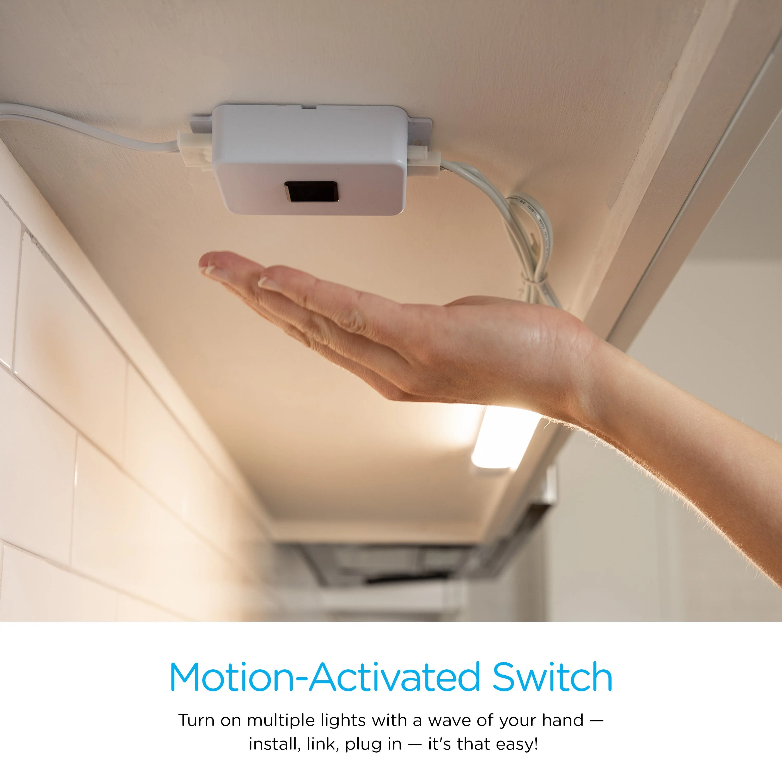 Enbrighten BrightLink Motion-Activated Switch, White - Image 3