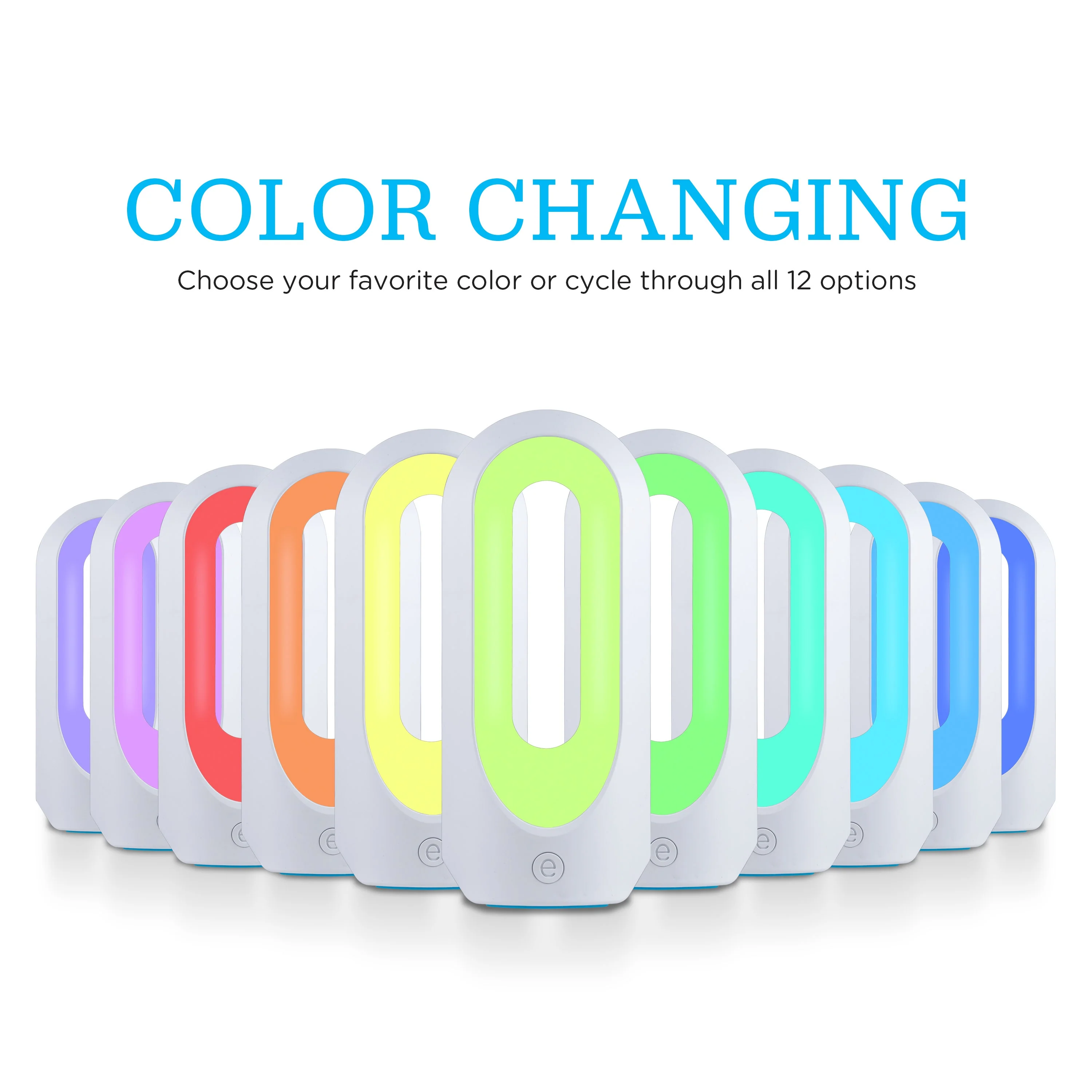 Enbrighten Dimmable Color Changing LED Tabletop Lamp, White - Image 3