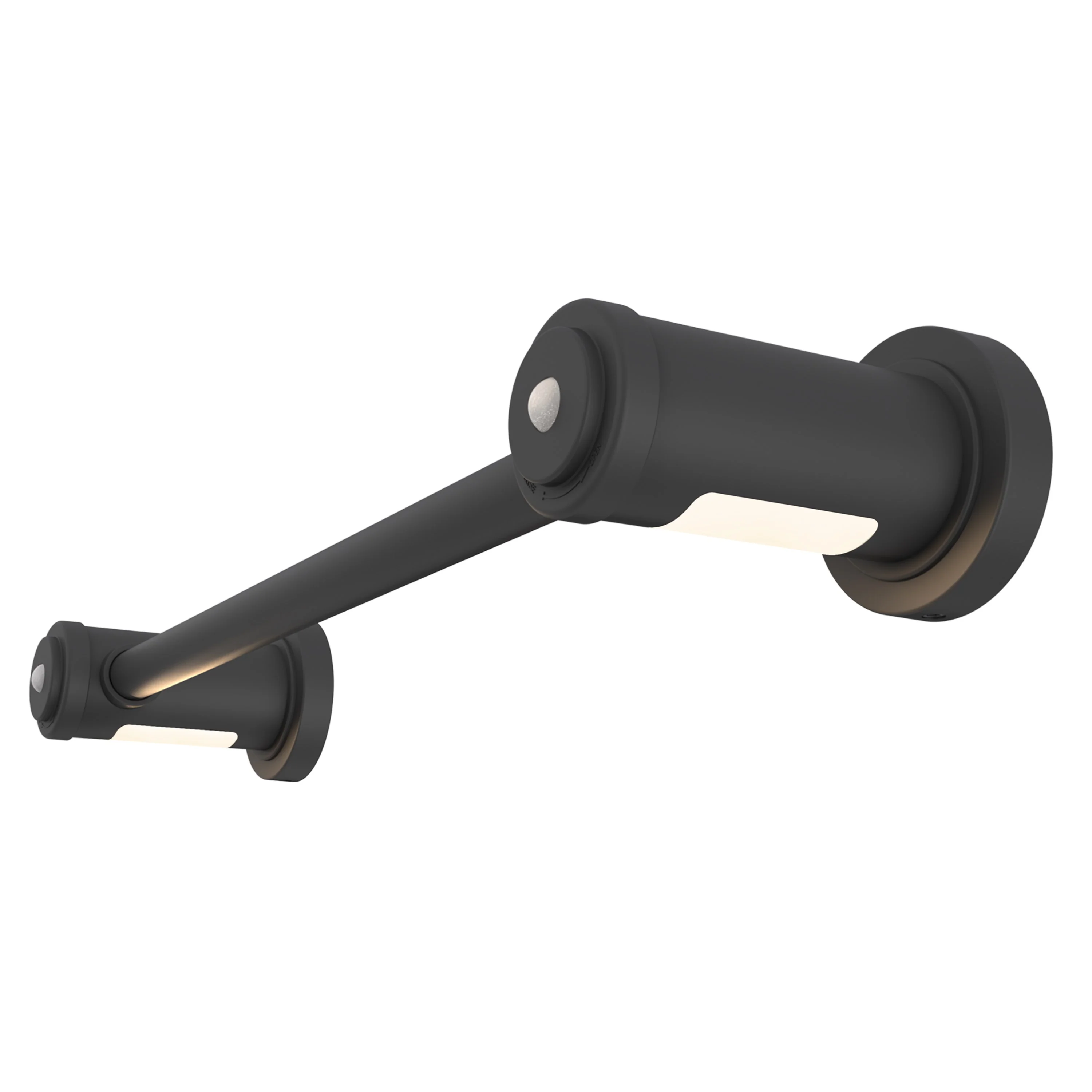 Enbrighten LED Motion Sensing Towel Bar Light, Matte Black - Image 3
