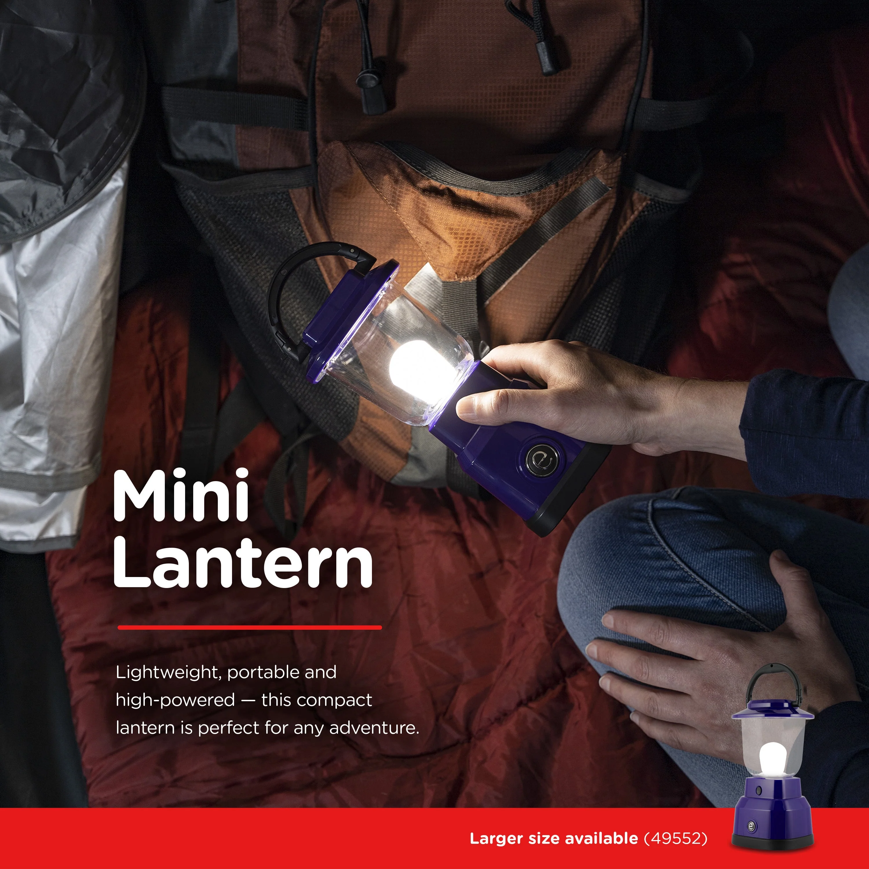 Enbrighten Mini Lantern, Purple - Image 6
