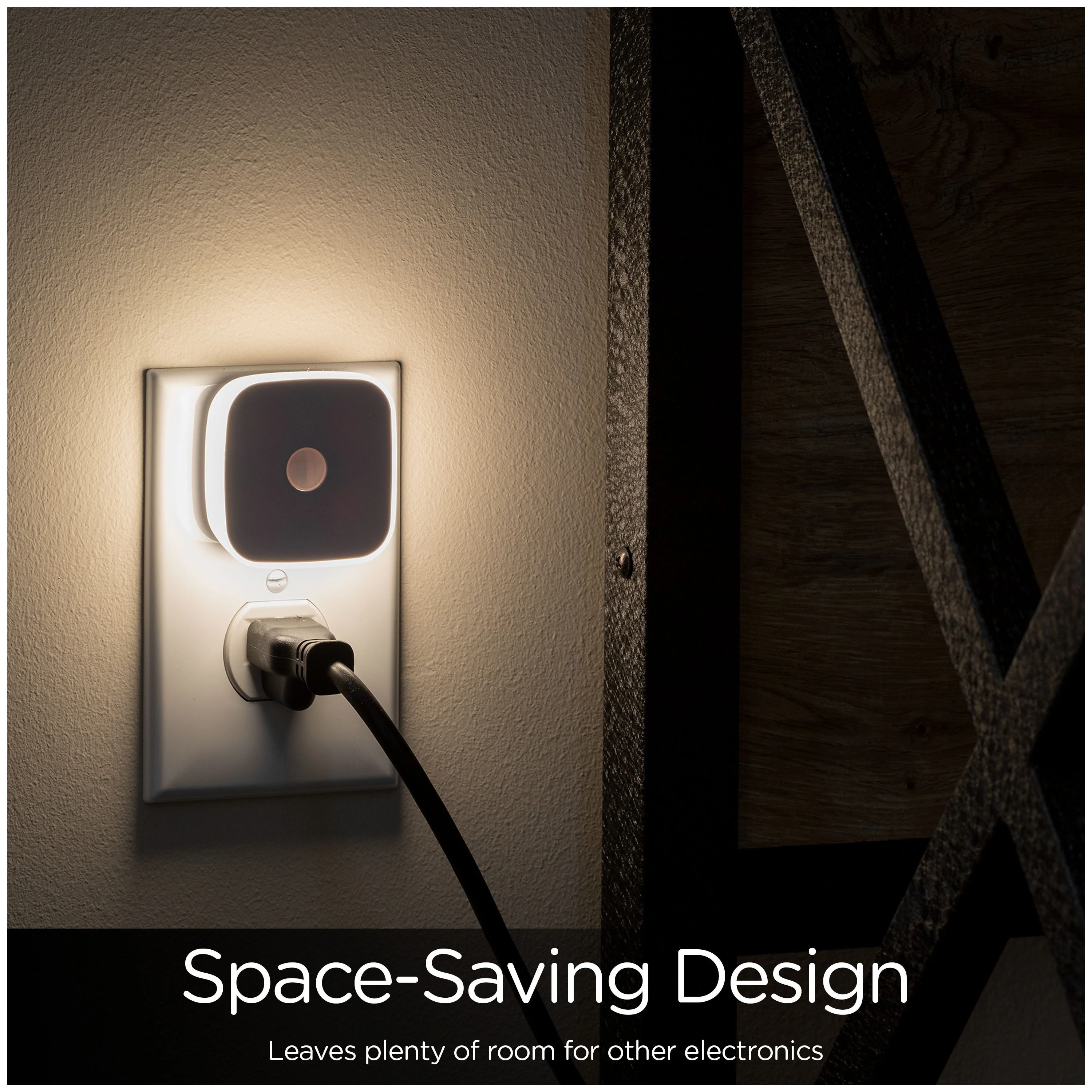 Enbrighten Mini LED Motion-Sensing Night Light, 2 Pack, White - Image 6