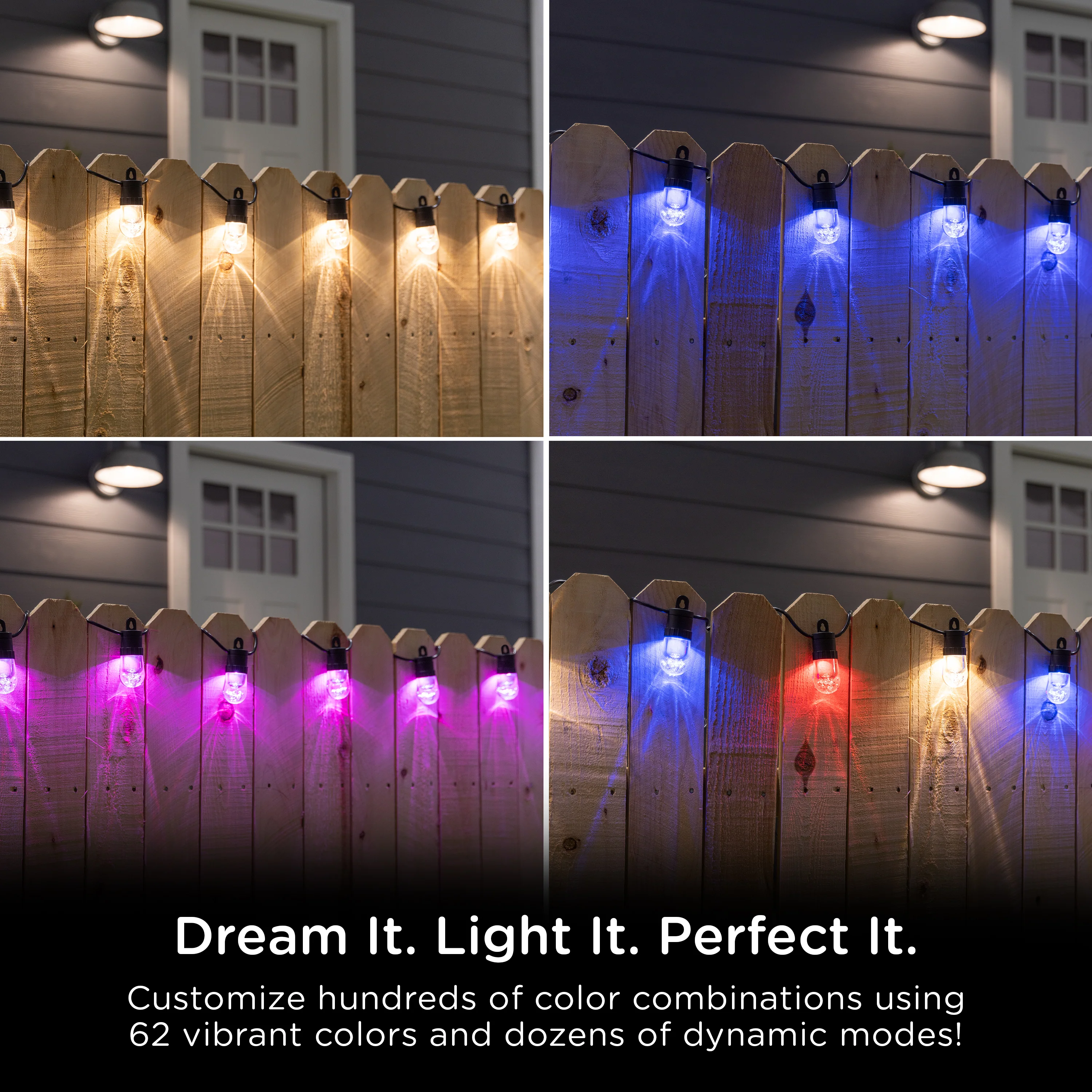 Enbrighten Smart Wi-Fi LED Café Lights, 10 Bulbs, 20ft. - Image 4