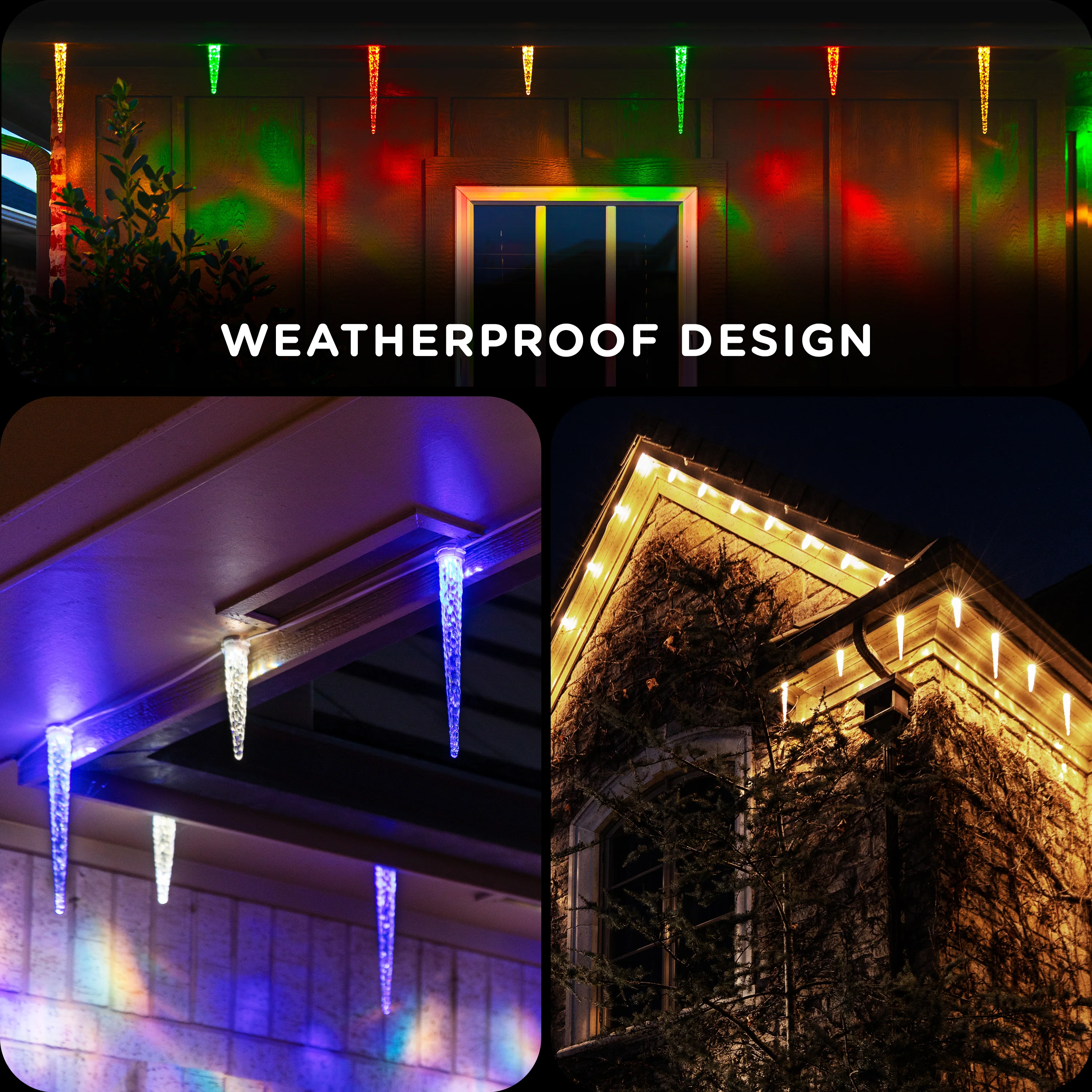 Enbrighten VIBE Eternity Eave Lights Icicle Accessories, 12 Pack - Image 5