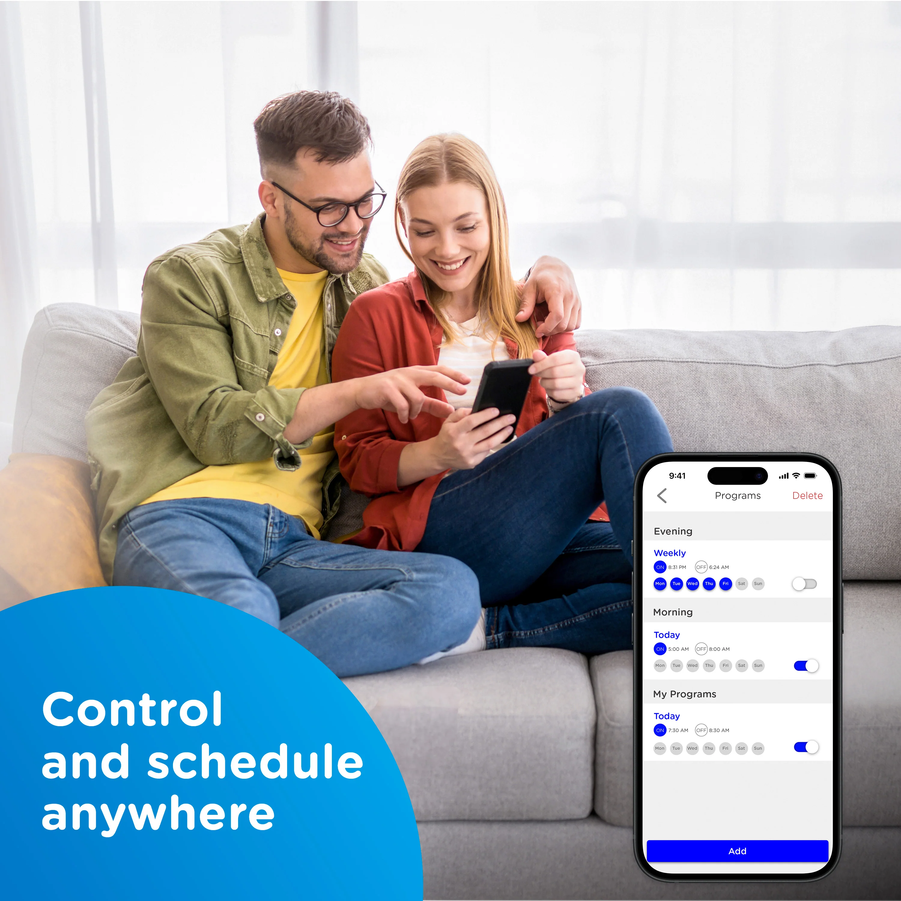 Enbrighten Vibe Indoor Dual-Outlet Wi‑Fi Matter Smart Plug - Image 5