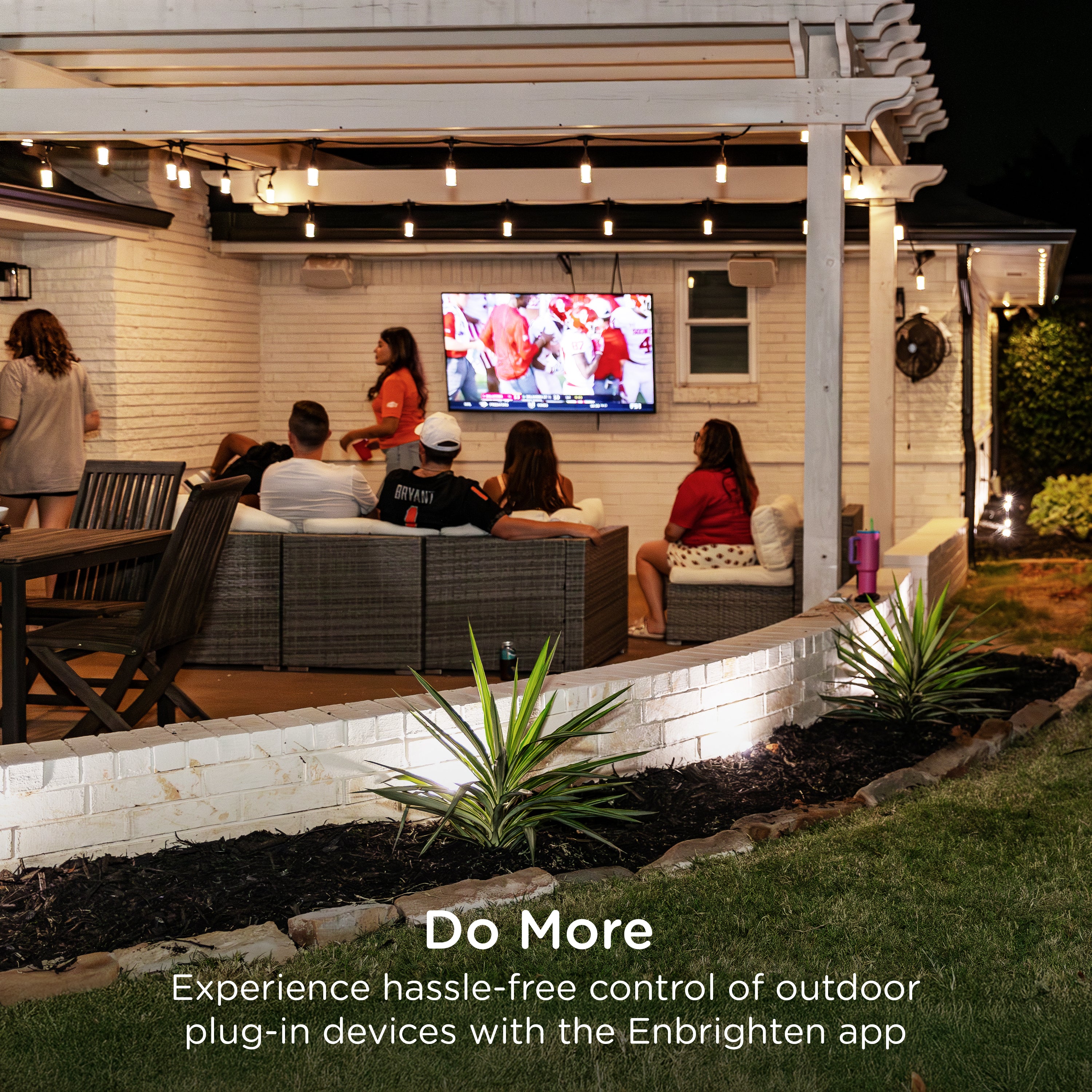 Enbrighten Vibe Outdoor Dual‑Outlet Wi‑Fi Matter Smart Plug - Image 5