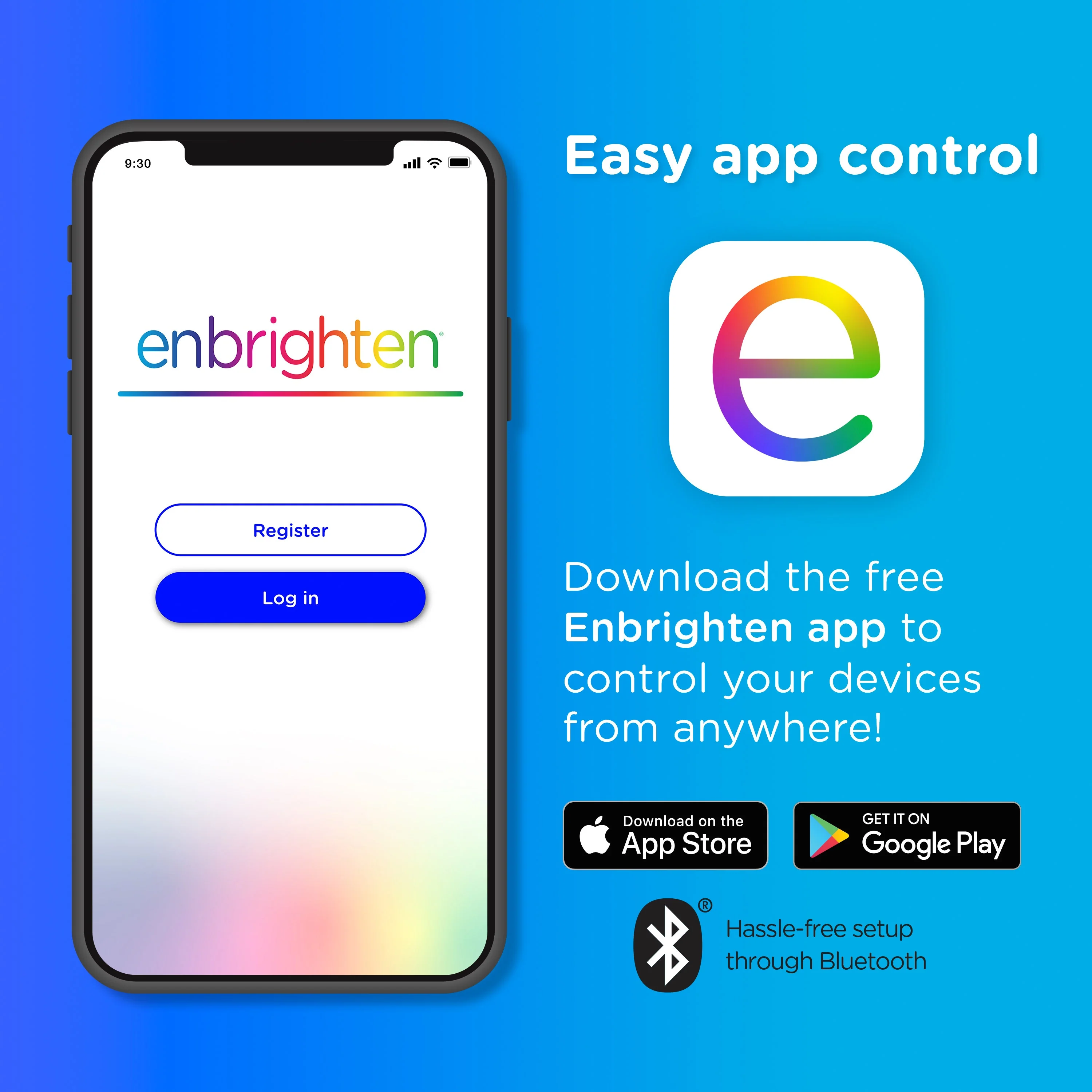 Enbrighten VIBE Plug-In 2-Outlet WiFi Smart Switch, White - Image 4