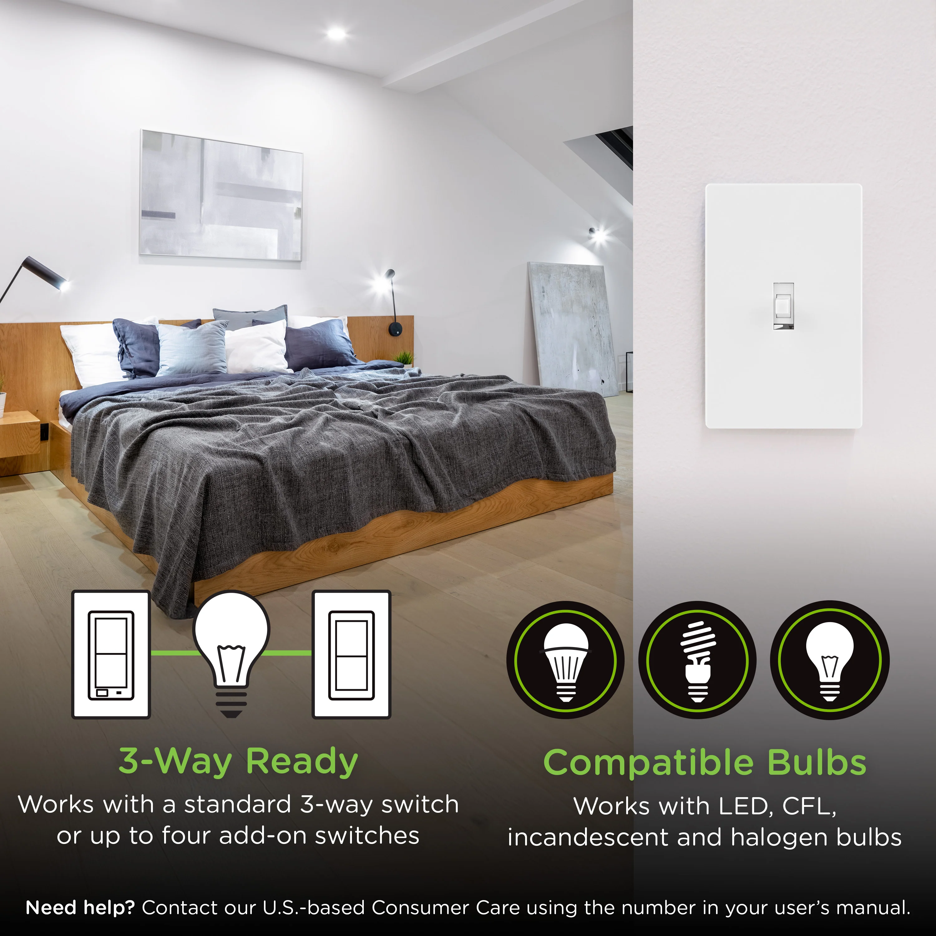 Enbrighten Z-Wave 800 Series In-Wall Smart Switch - Image 5