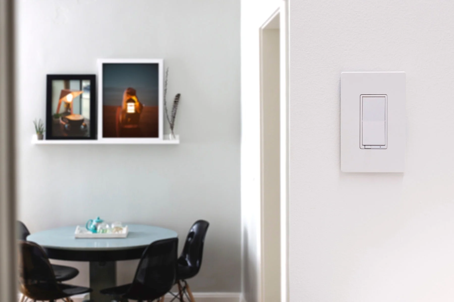 Enbrighten Zigbee In-Wall Smart Dimmer with QuickFit™ and SimpleWire™, White/Almond - Image 4
