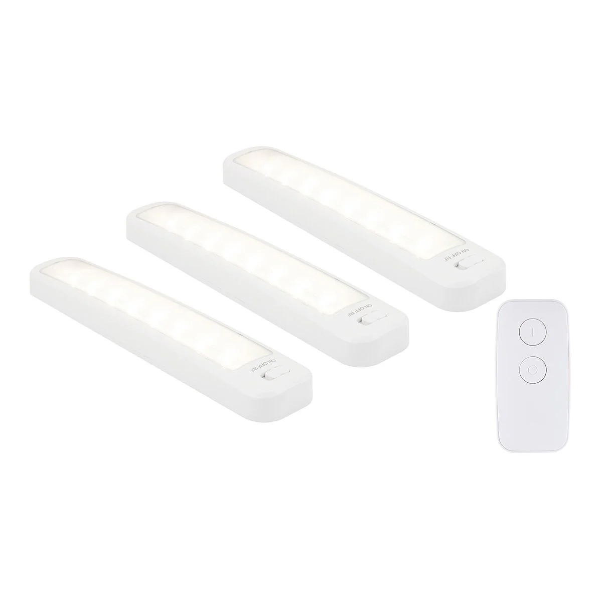 Energizer 10in. Battery Operated LED Light Bar with Remote, 3 Pack, White - Image 8