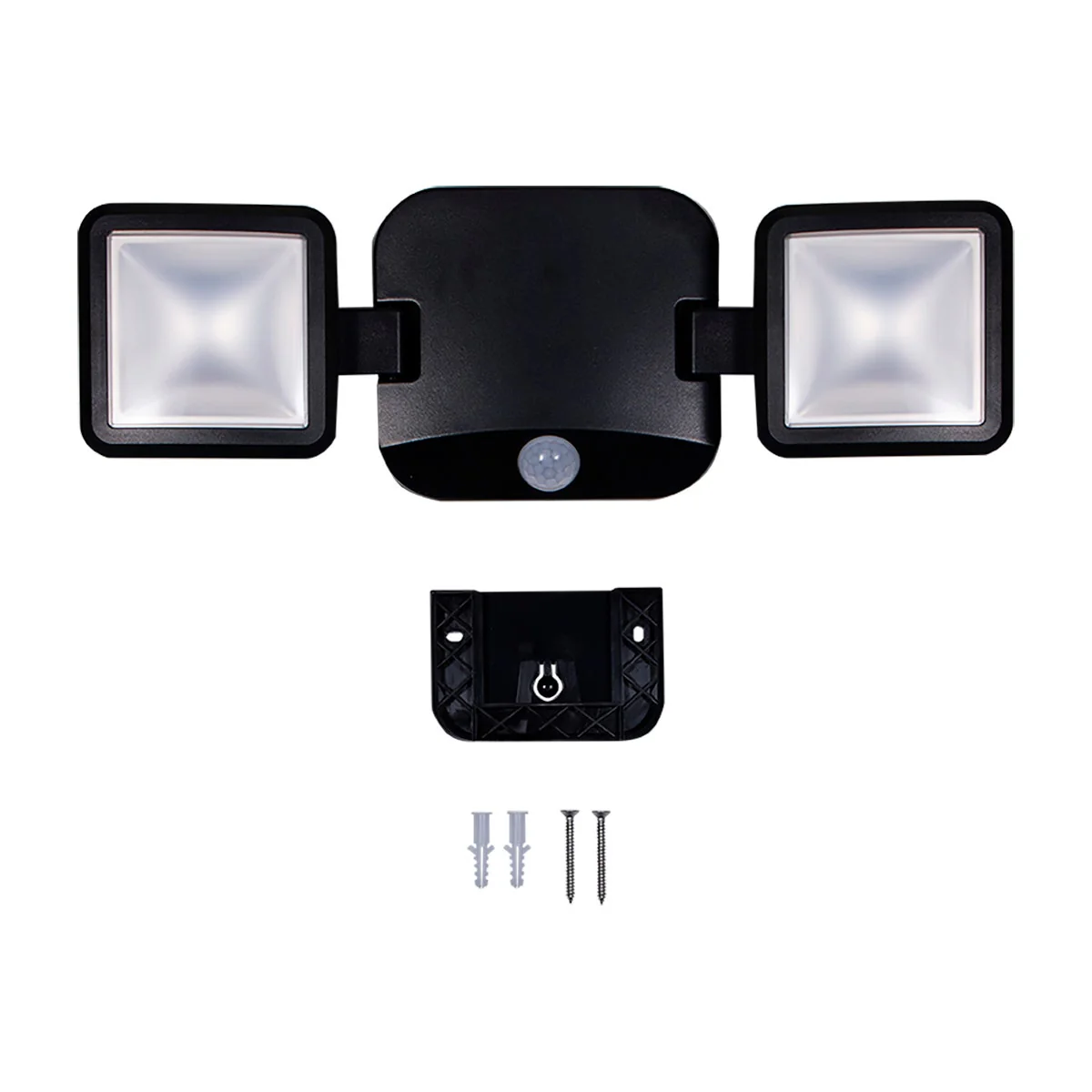 Energizer Outdoor Motion-Sensing LED Dual-Head Security Light, Black - Image 10