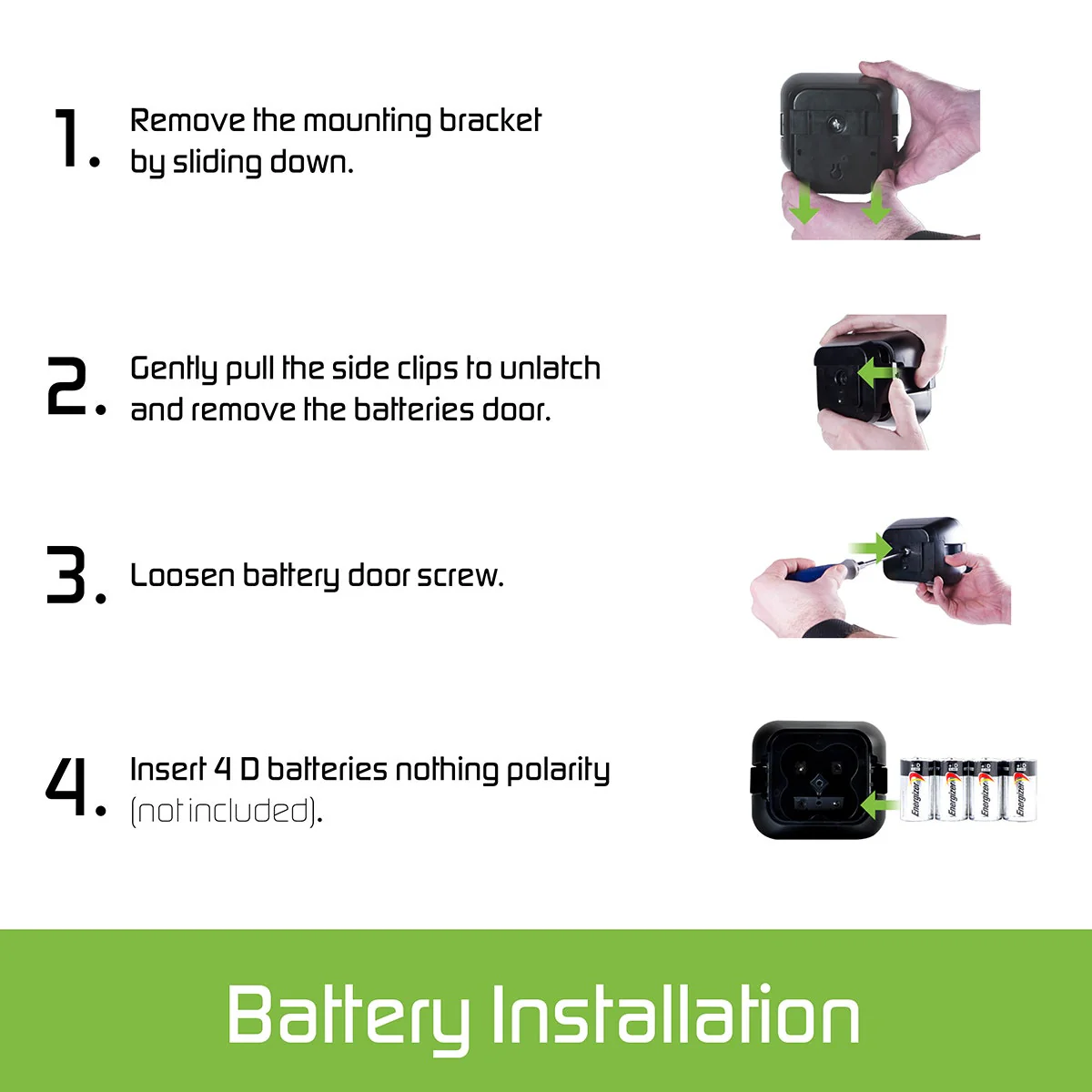 Energizer Outdoor Motion-Sensing LED Dual-Head Security Light, Black - Image 9