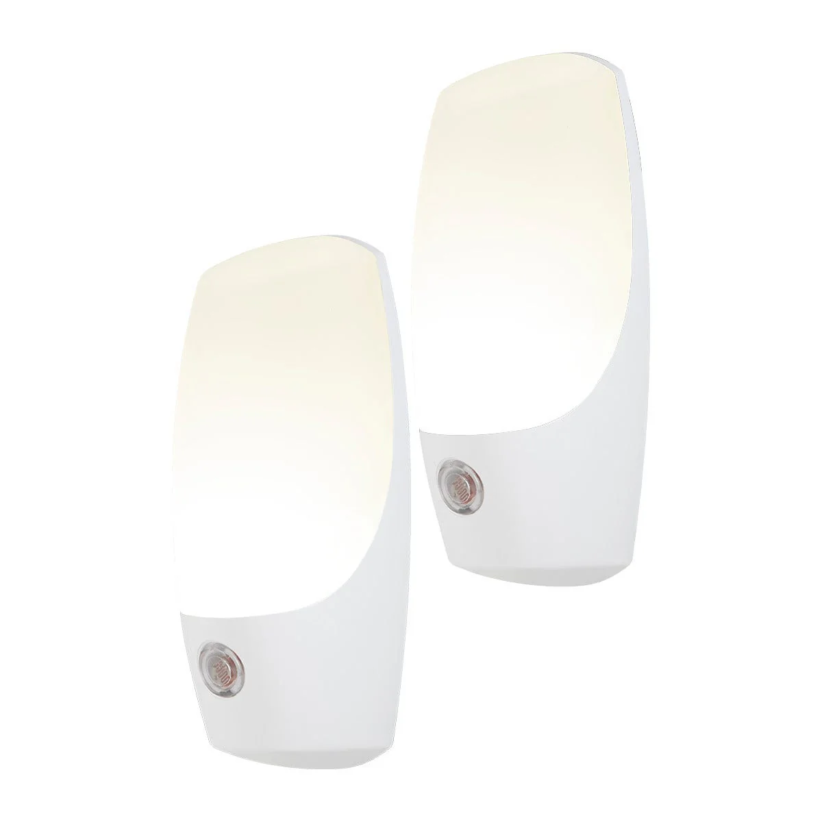 Energizer Plug-In Light Sensing LED Night Light, 2 Pack, White - Image 2