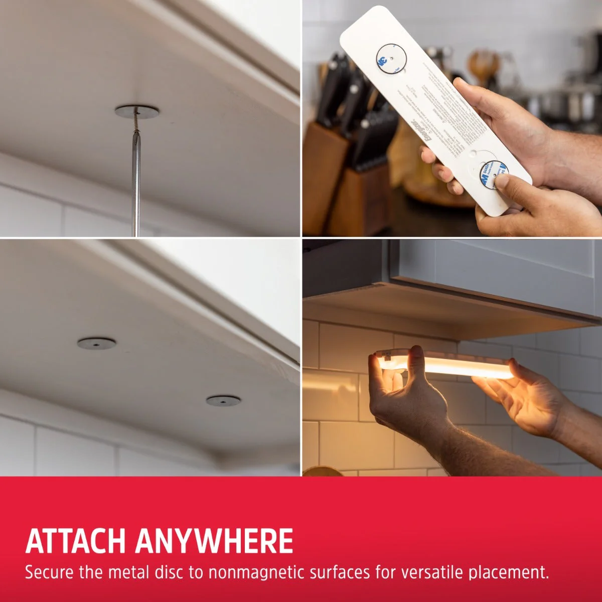 Energizer Rechargeable Motion-Sensing Light Bar, White - Image 4