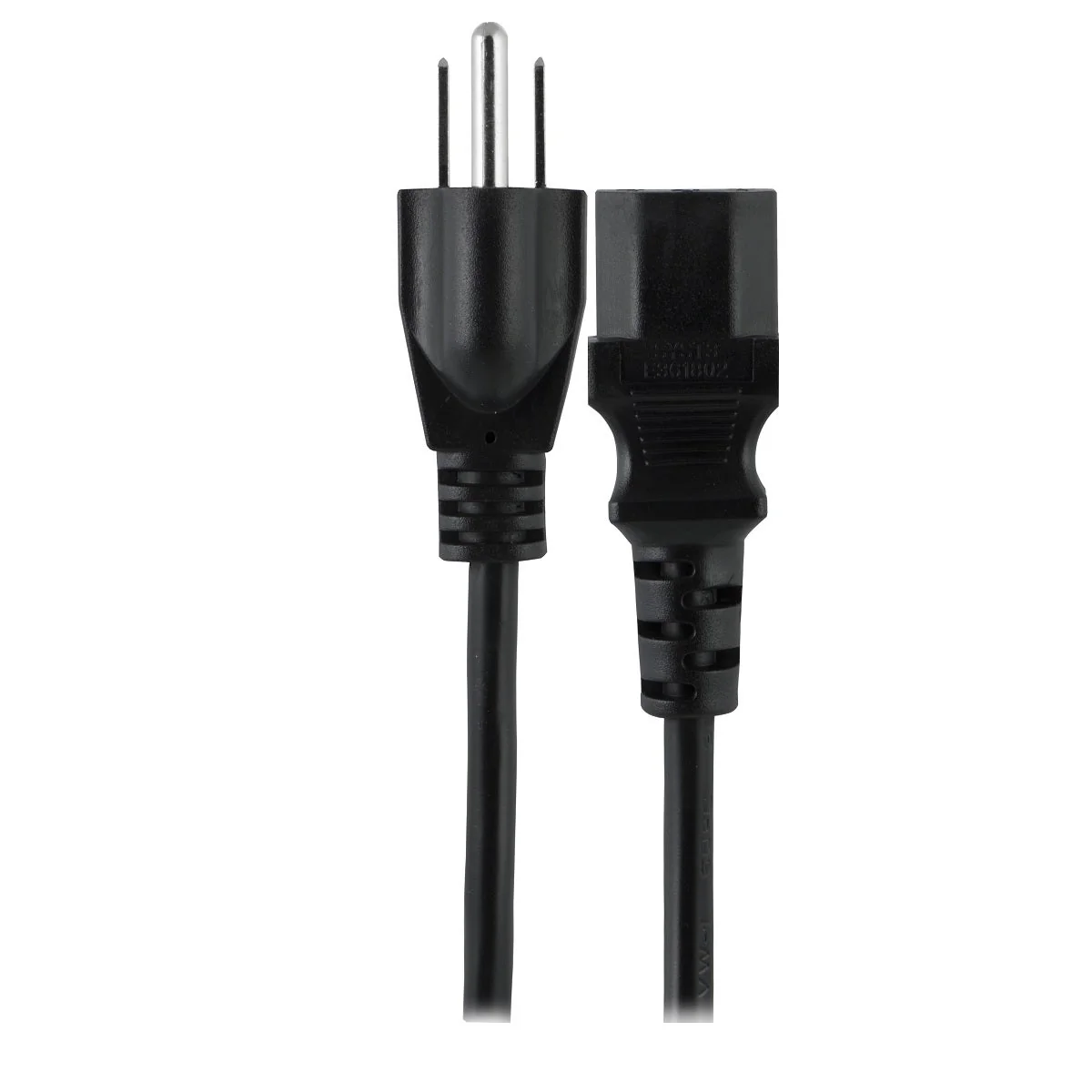 GE 10 ft. Computer Power Cord, Black - Image 2