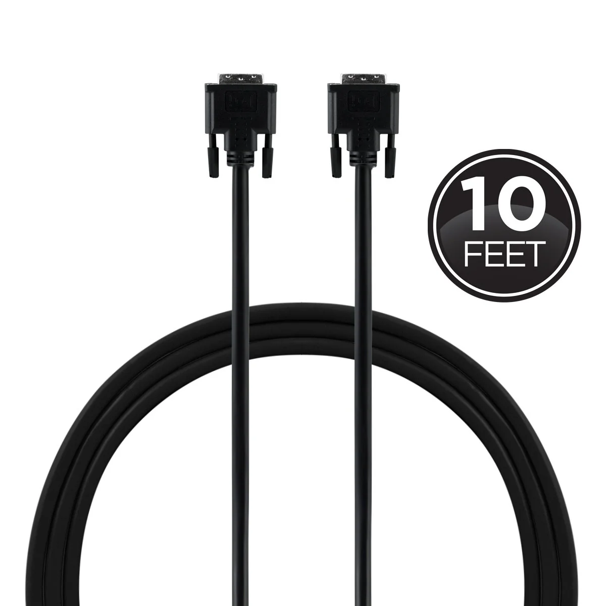 GE 10ft. DVI-D Dual Link Cable, Black - Image 6