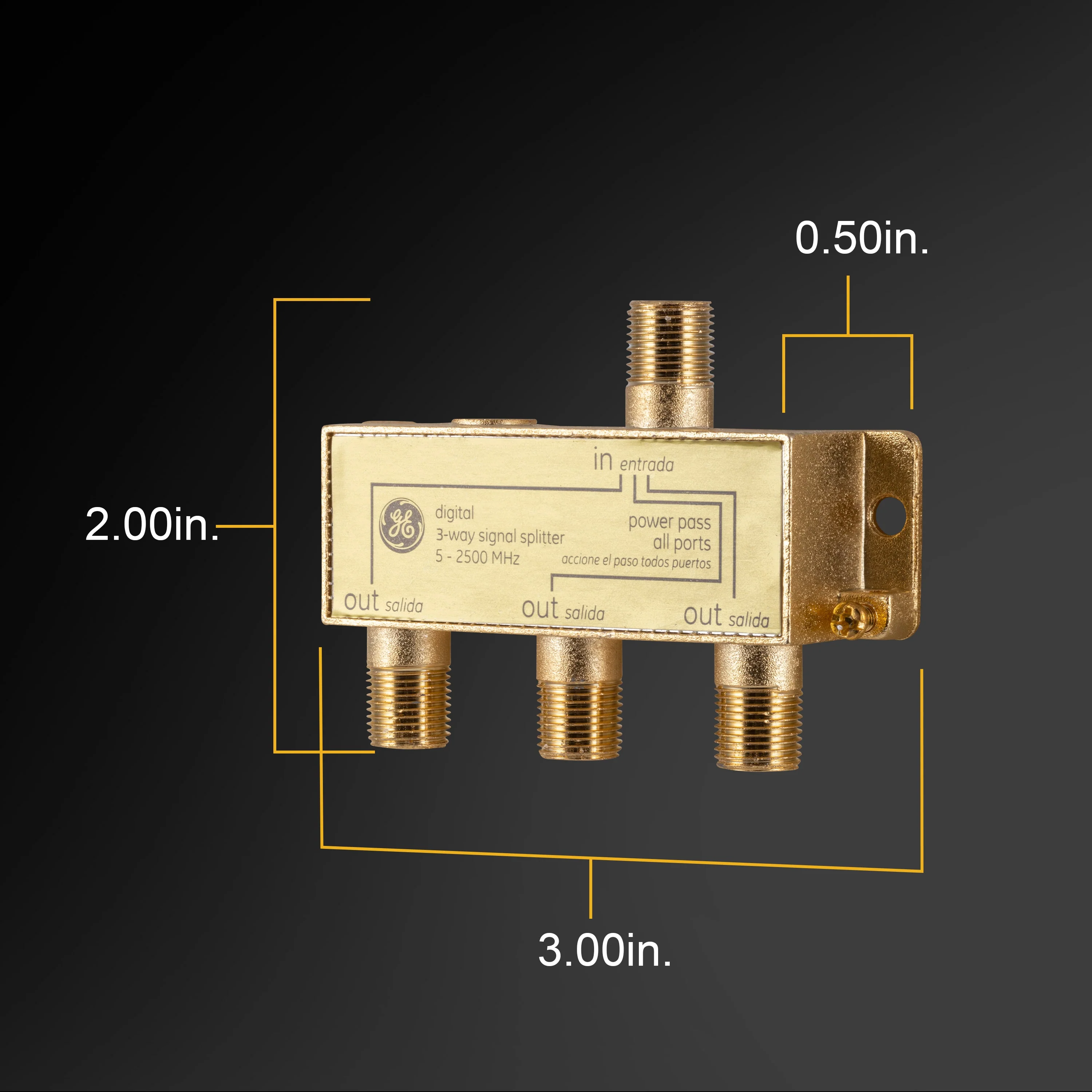GE 3-Way Video Cable Splitter - Image 7