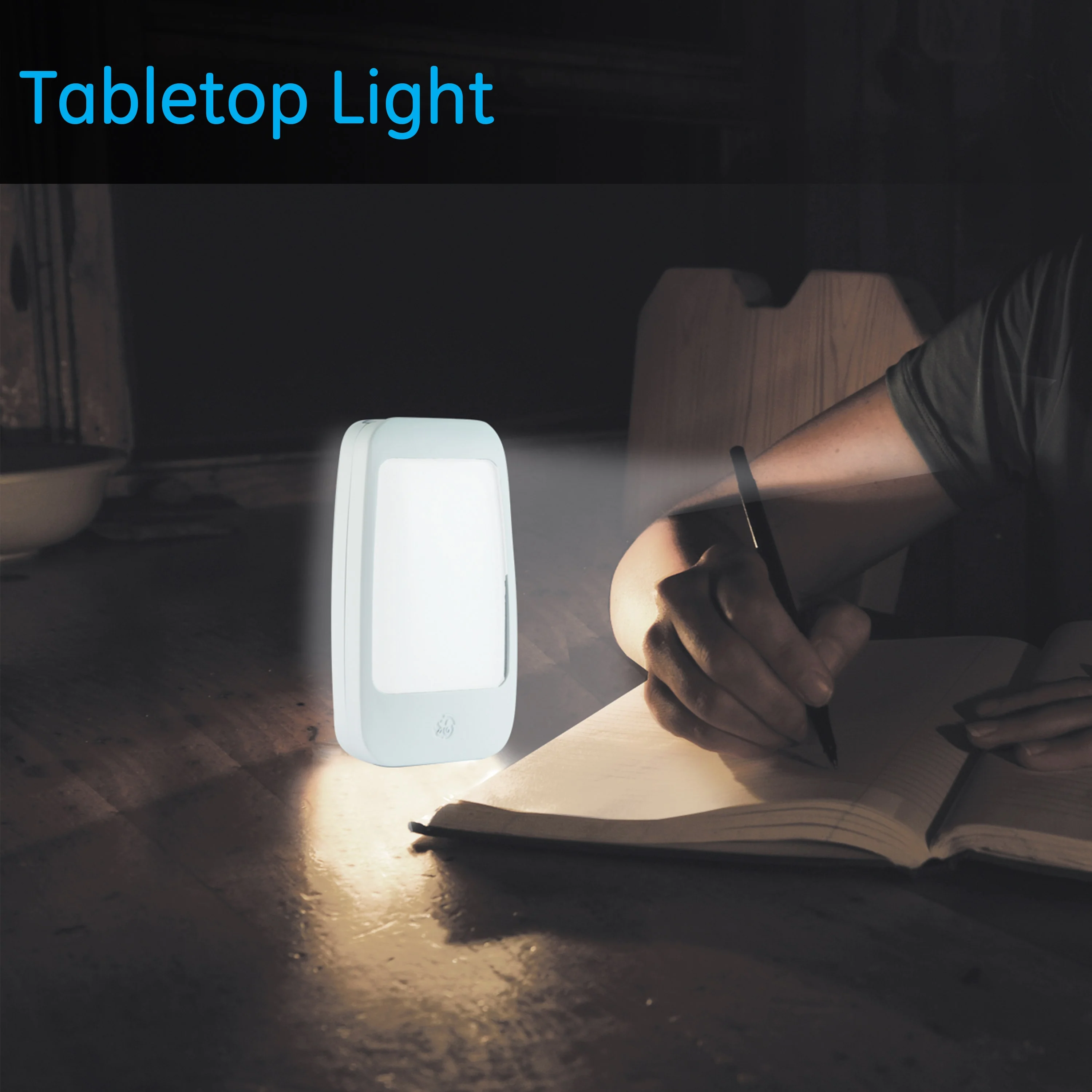GE 4-in-1 Rechargeable Power Failure Light Sensing LED Night Light, White - Image 6