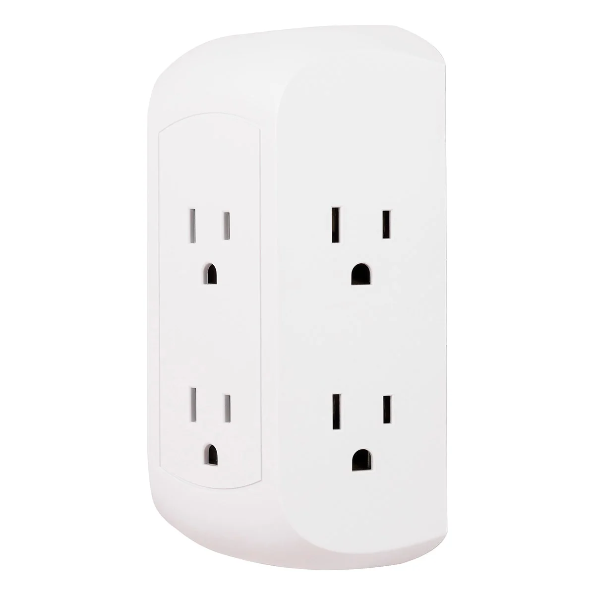 GE 6-Outlet Wall Tap with Surge Protection, White - Image 2