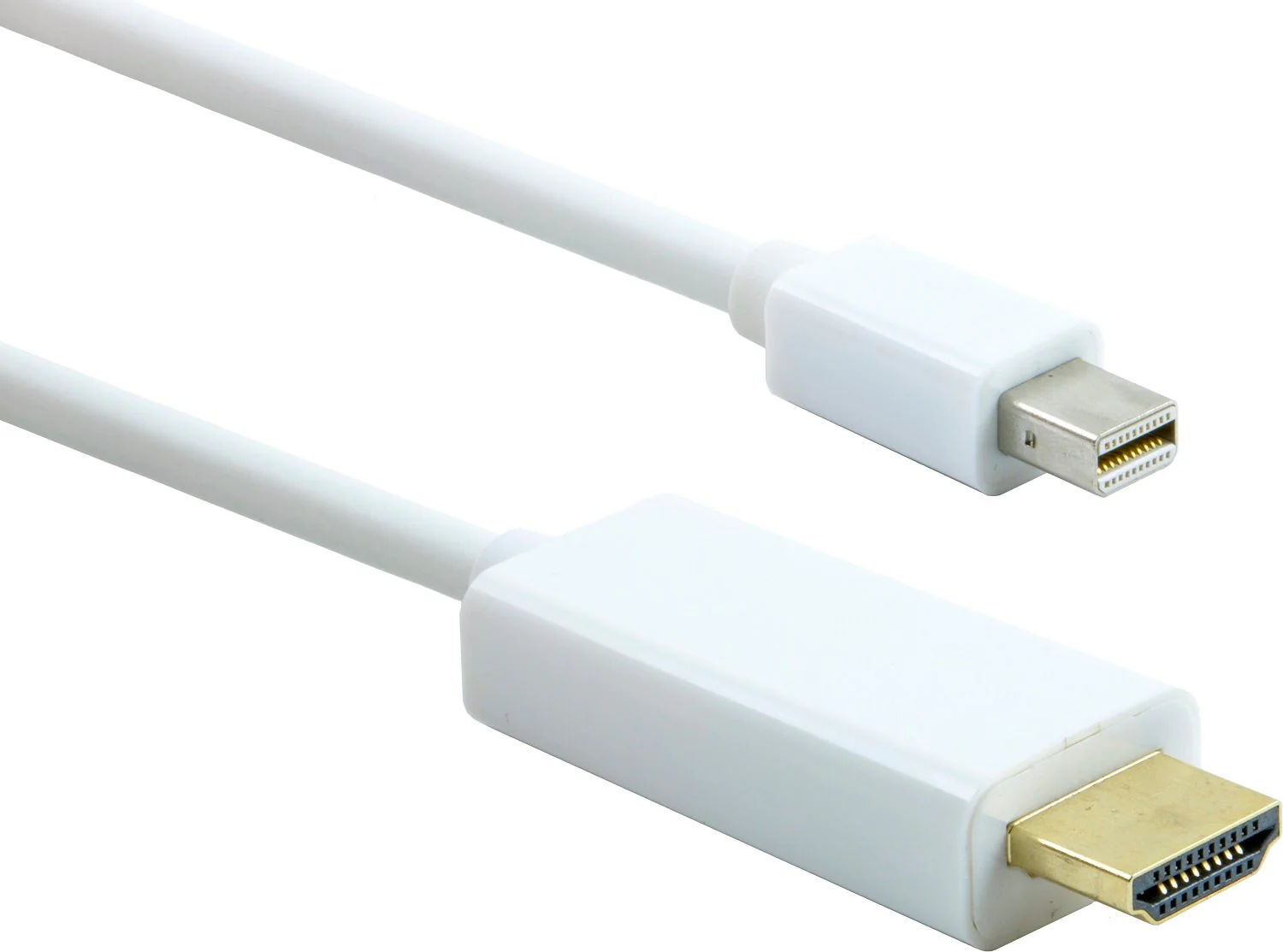 GE 6ft. Mini DisplayPort to HDMI Cable, White - Image 3