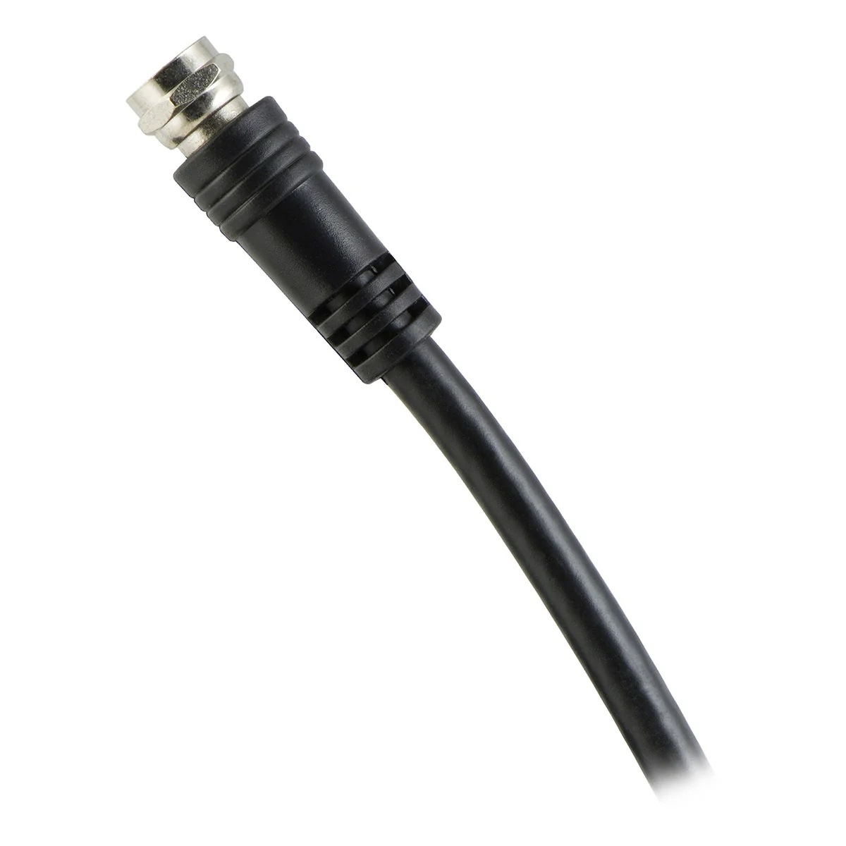 GE 6ft. RG6 Coaxial Cable with F-Type Connectors, Black - Image 4