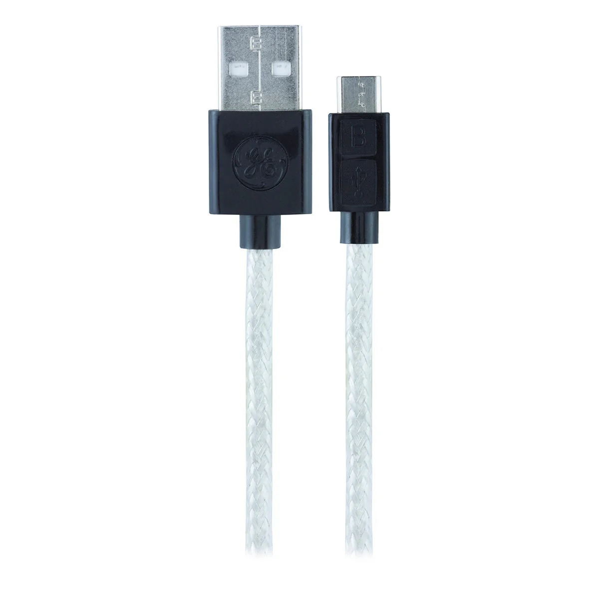 GE 6ft. USB-A to Micro USB Charging Cable, Silver - Image 4