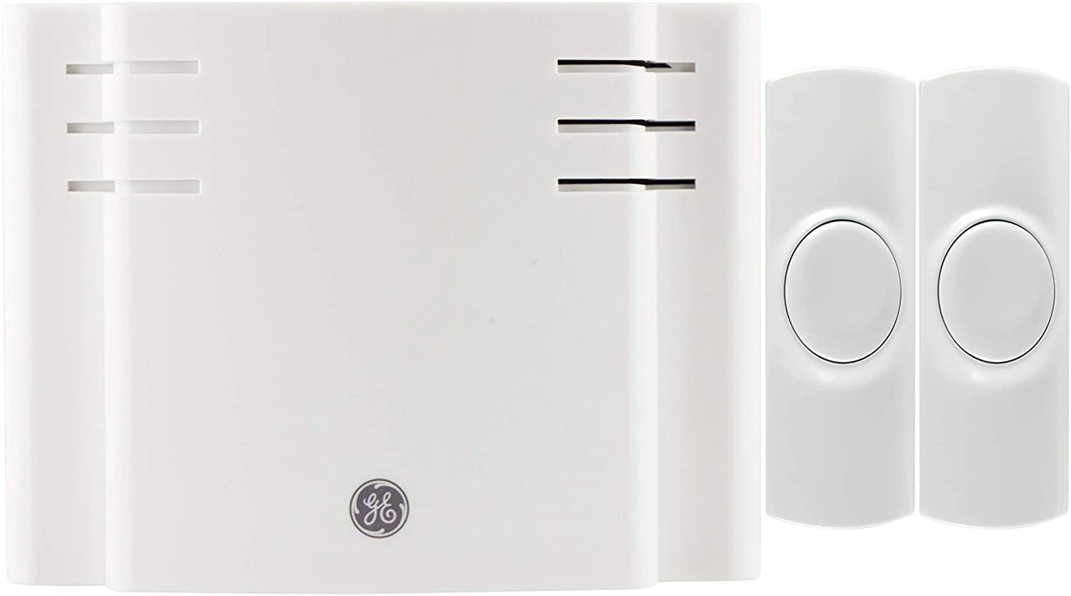 GE Battery Operated 8-Chime 2-Push Button Wireless Door Chime Kit, White - Image 7
