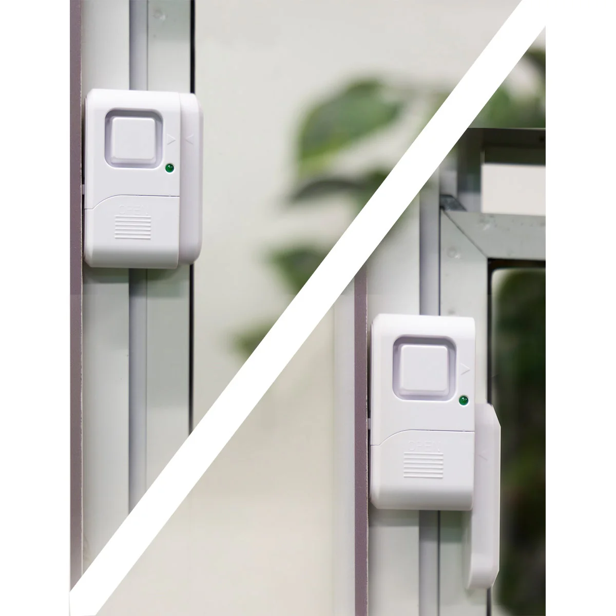 UltraPro Battery Operated Magnetic Window or Door Alarm, 4 Pack, White - Image 7