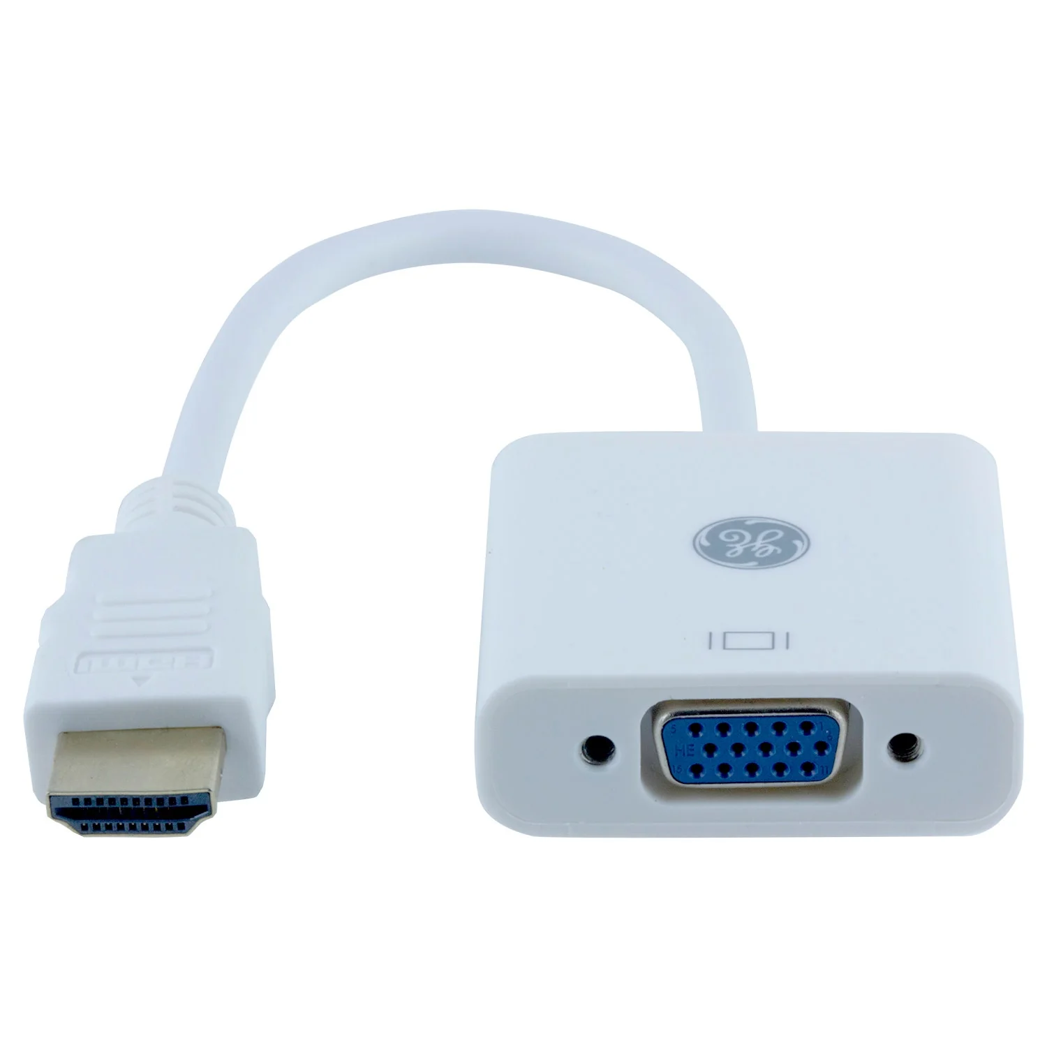 GE HDMI to VGA Adapter, White - Image 5