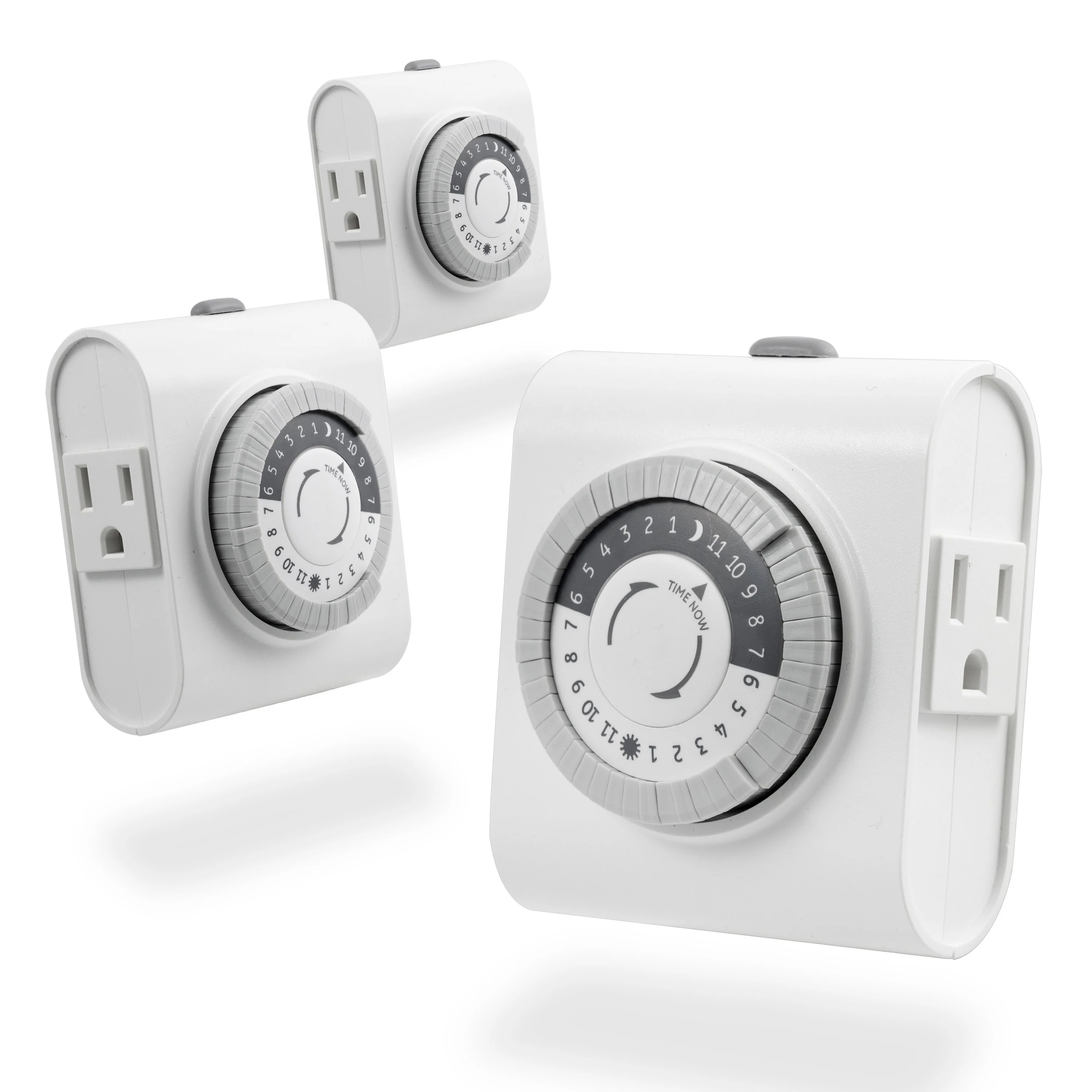 GE Indoor Plug-In 24-Hour Mechanical Timer, 3 Pack, White - Image 10