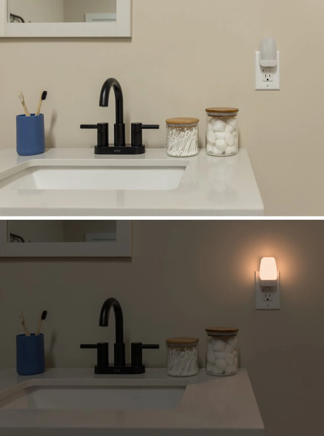 GE LED Light Sensing Night Light, 2 Pack, Amber - Image 5