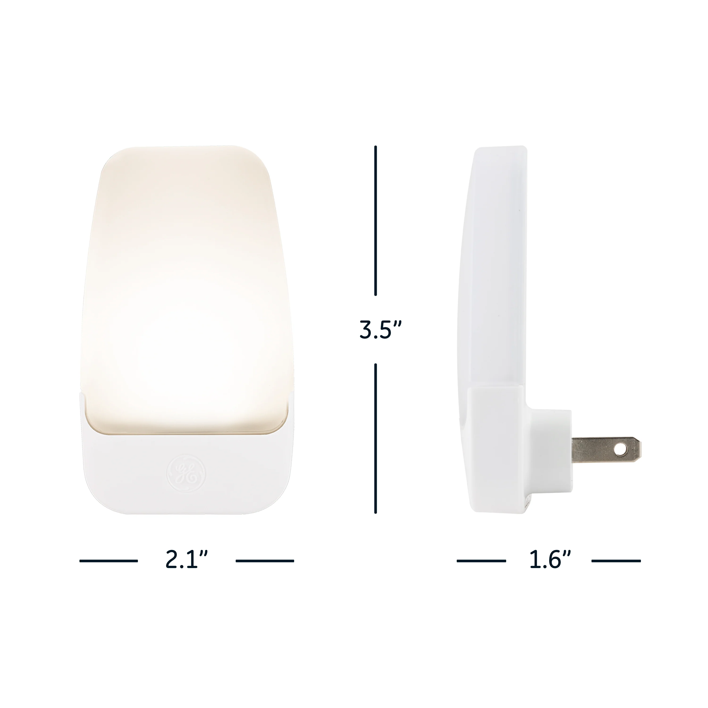 GE Light Sensing LED Night Light, 4 Pack, White - Image 5