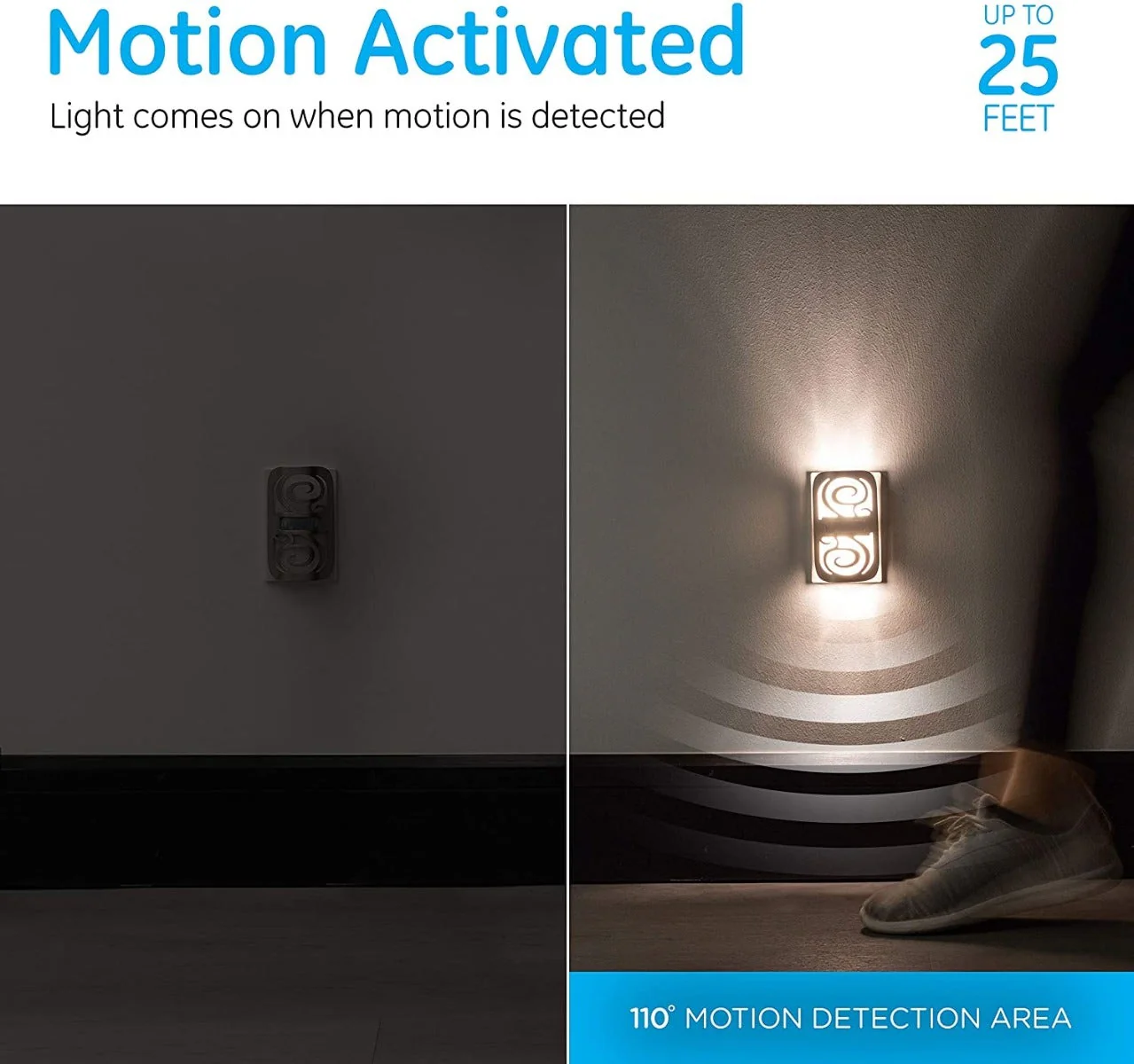 GE Motion-Select LED Night Light, Oil-Rubbed Bronze - Image 5