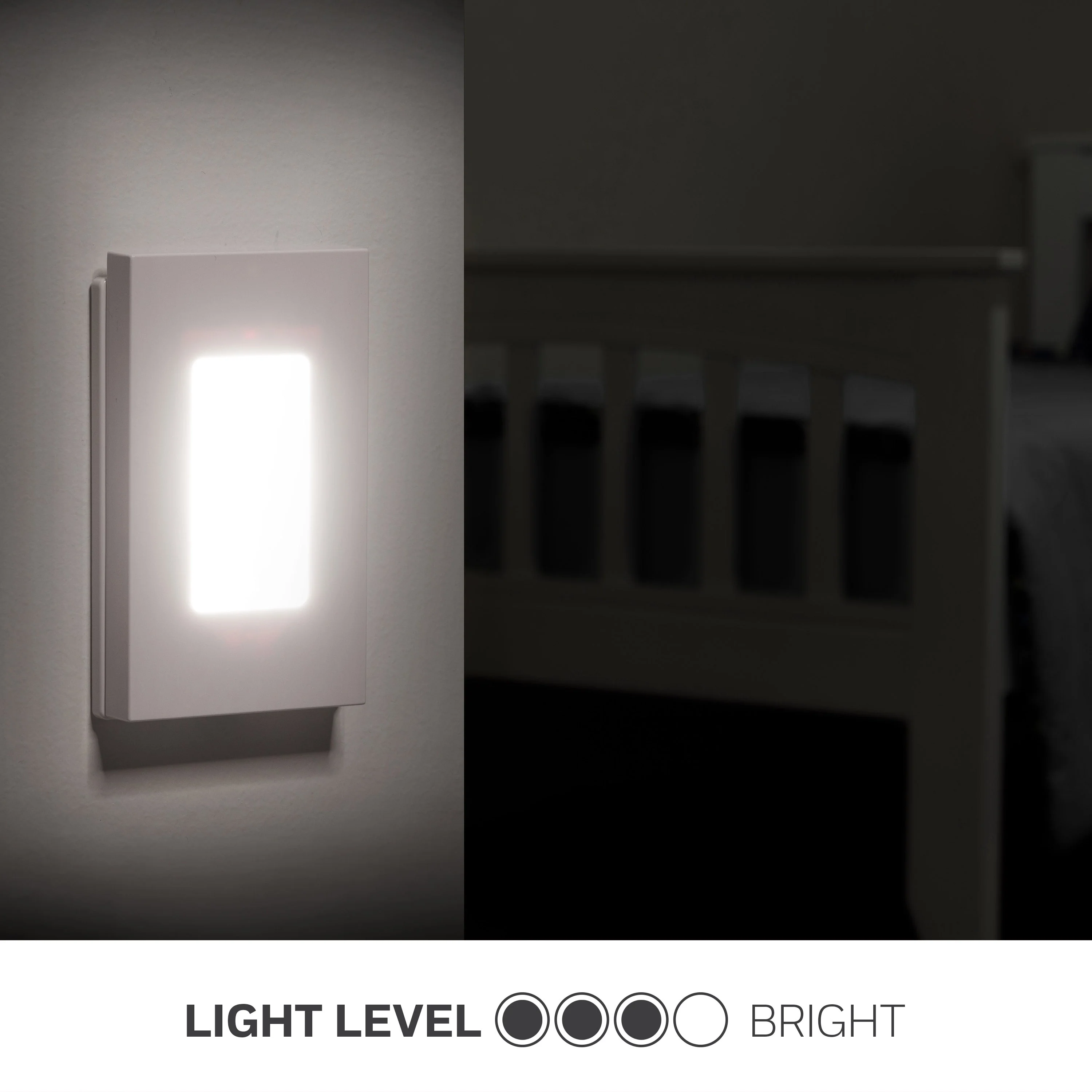 GE Slimline Coverlite Light Sensing LED Night Light, White - Image 6