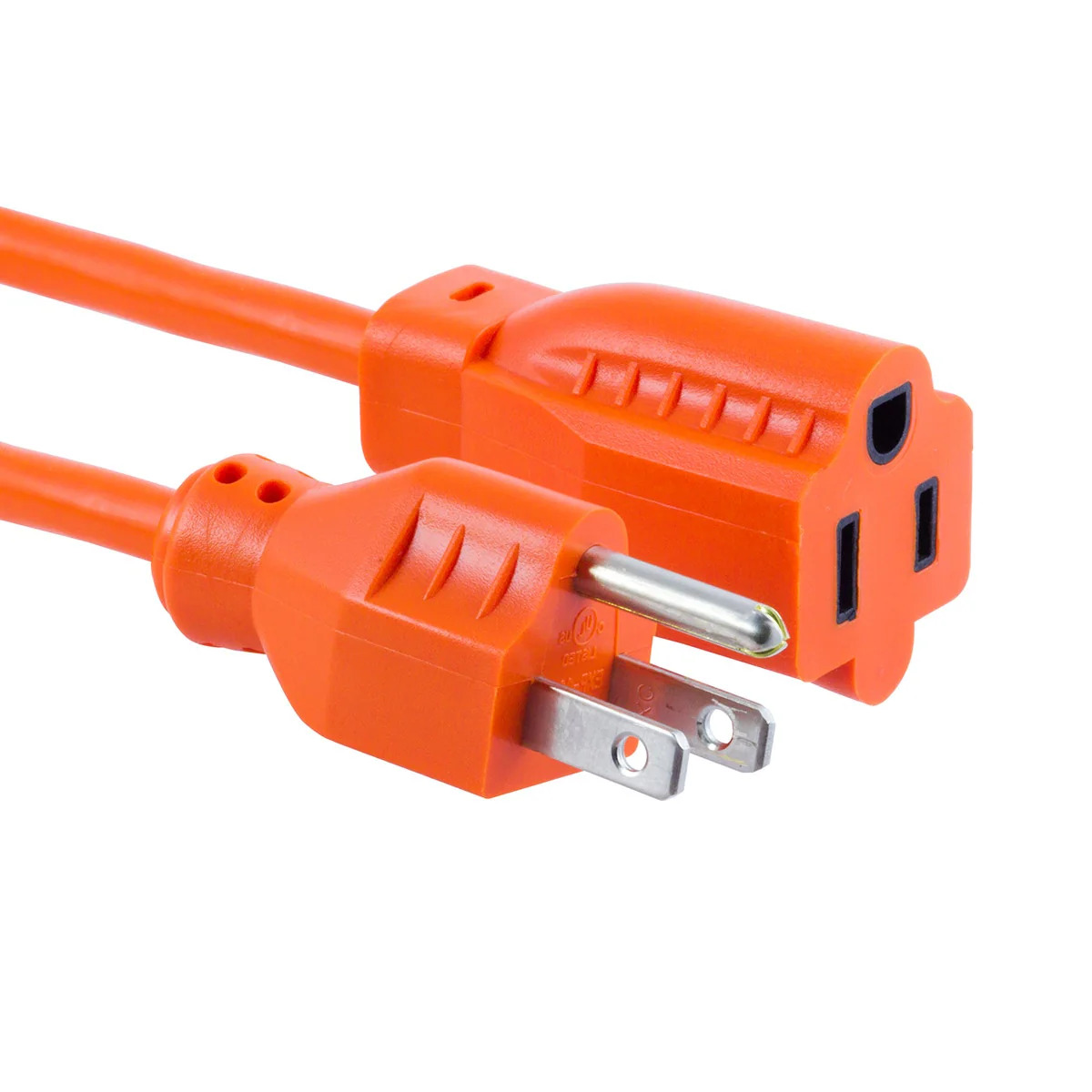 GE UltraPro 25ft. Outdoor Extension Cord, Orange - Image 4