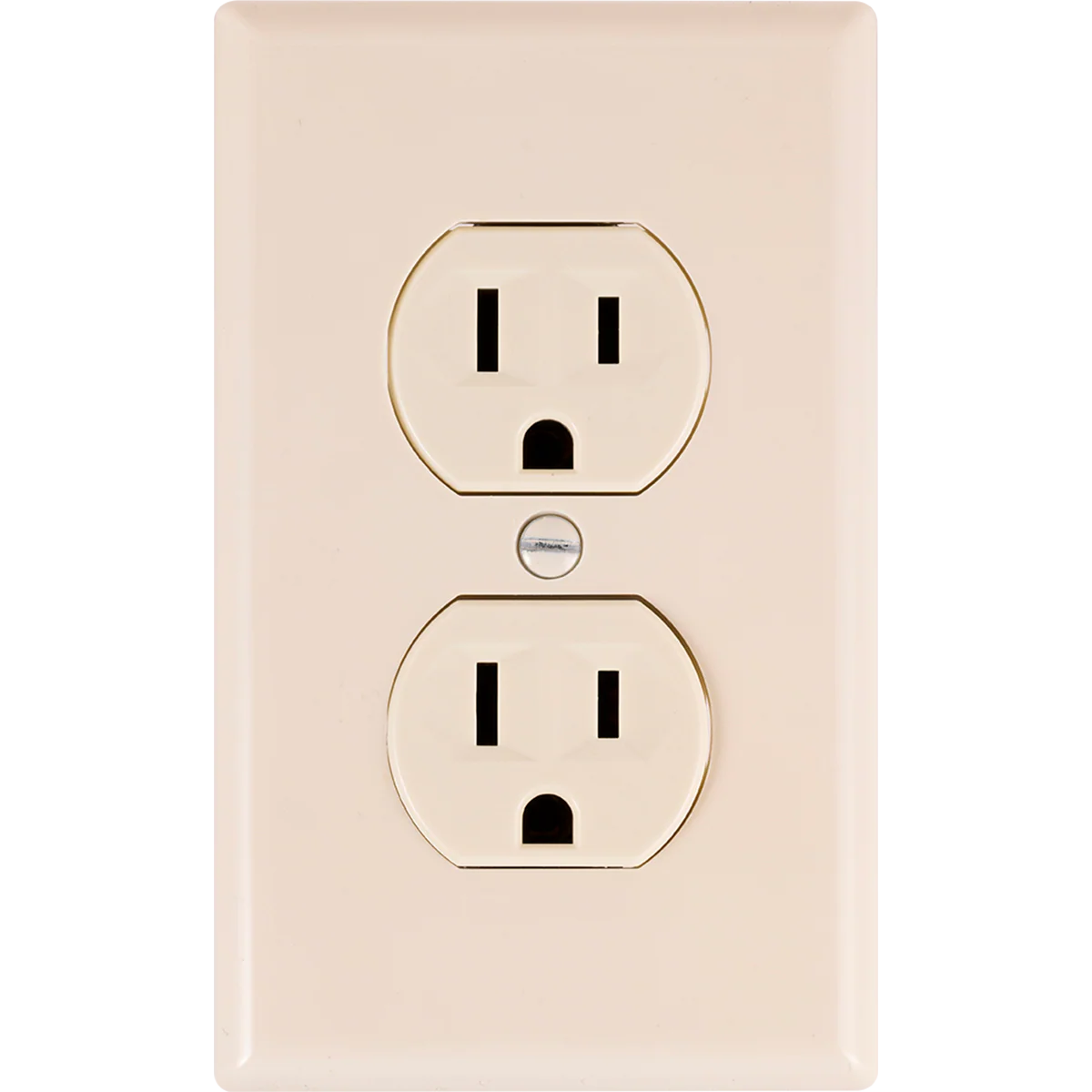 GE UltraPro Grounding Duplex Heavy-Duty Receptacle, Light Almond - Image 5