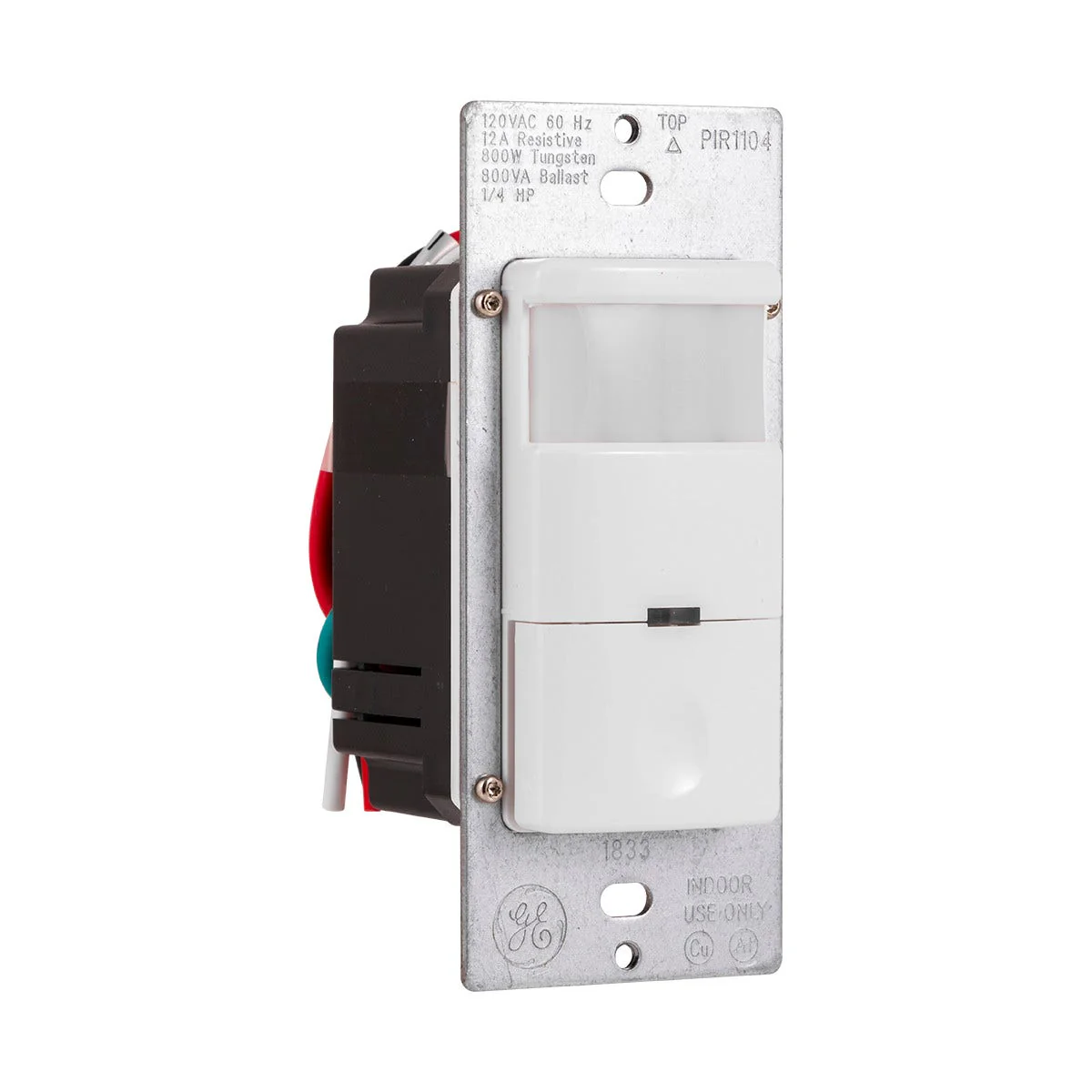 GE UltraPro In-Wall Motion Sensing Switch, White - Image 4