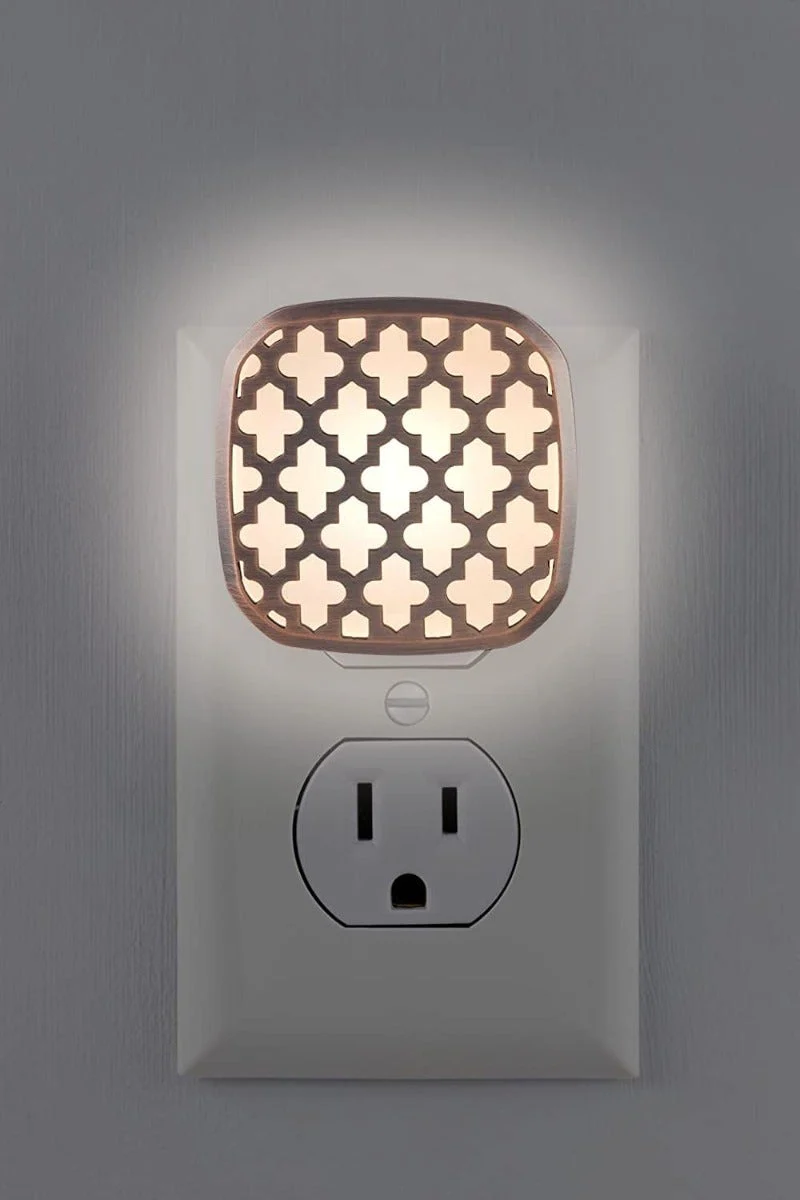 Lights by Night Light Sensing LED Night Light, 2 Pack, Bronze - Image 5